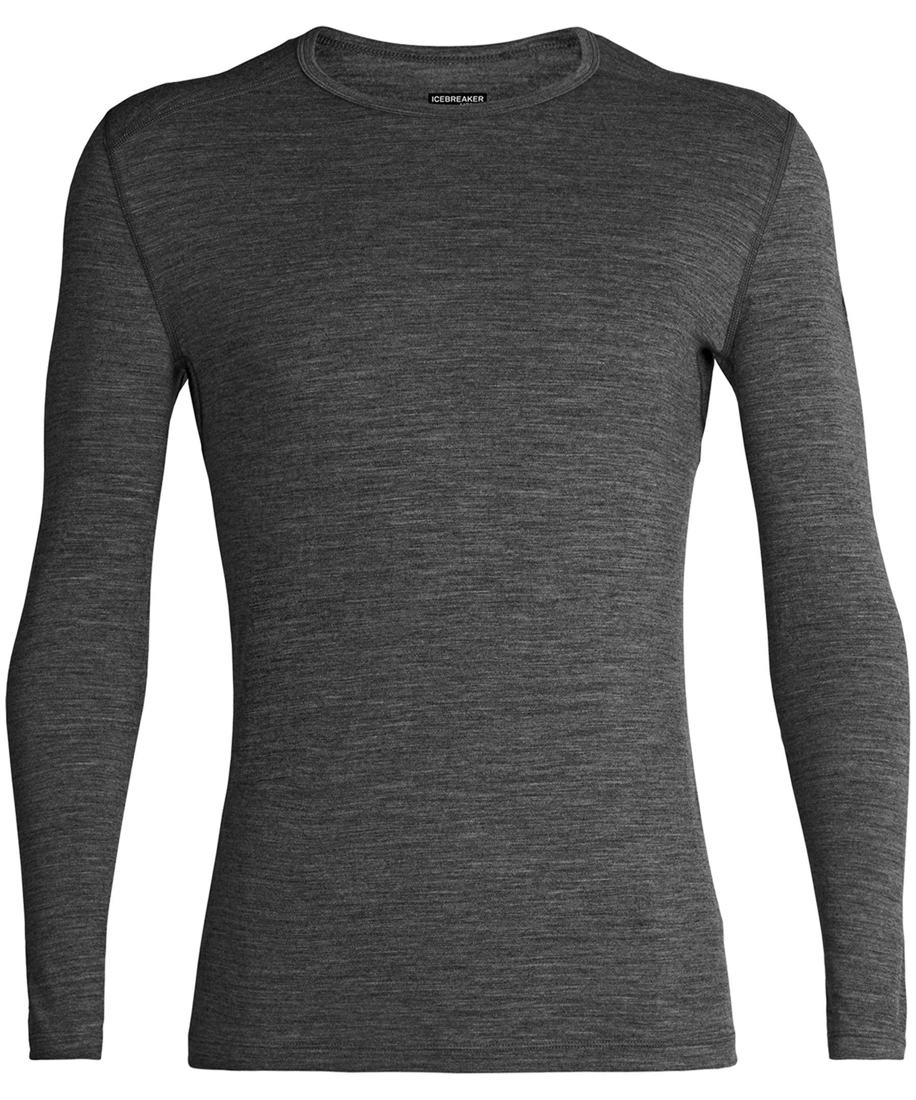 Icebreaker Men's 200 Oasis Long Sleeve Crewe Thermal Top