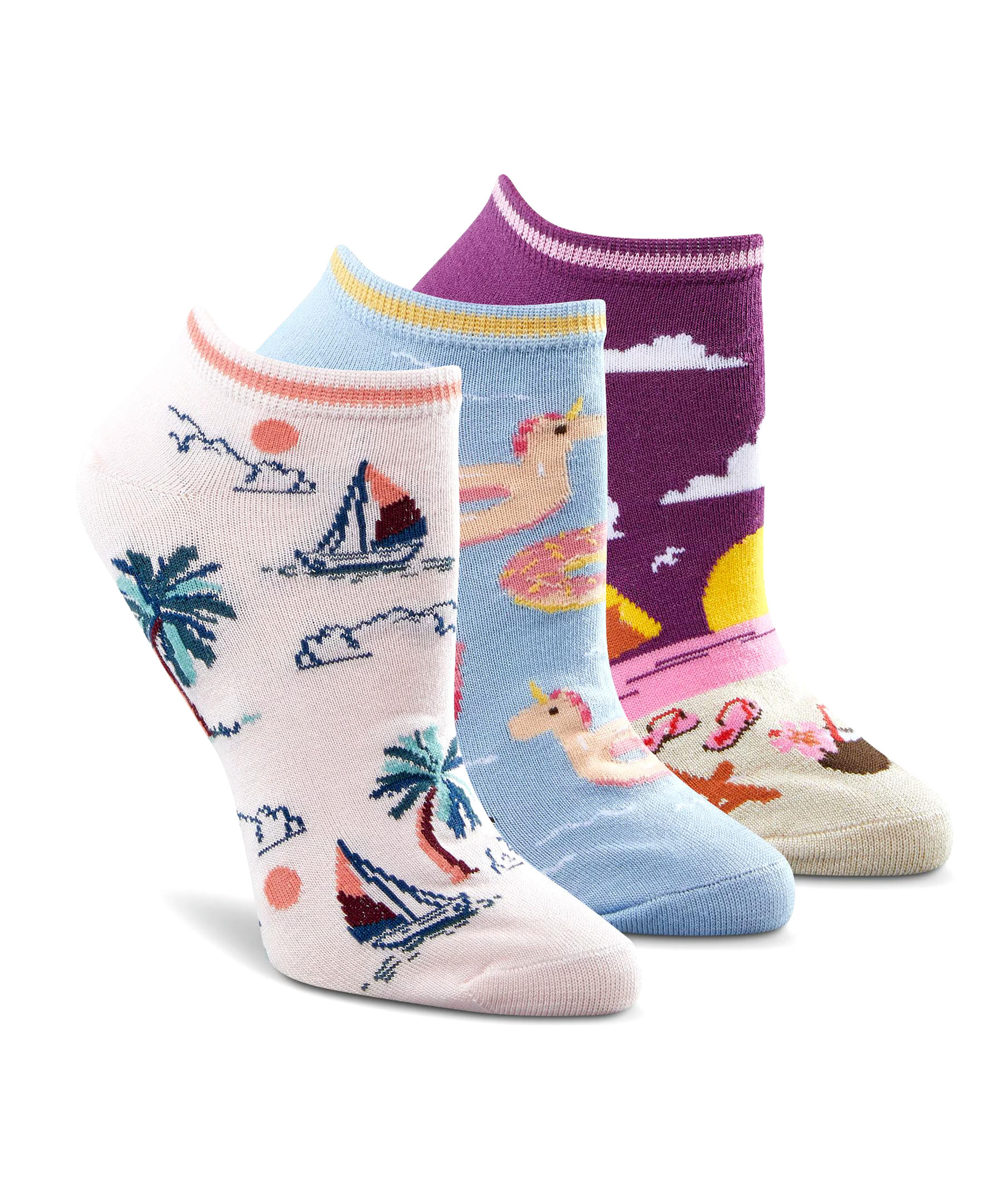 Denver Hayes Women's Low Cut Socks, 3 Pack