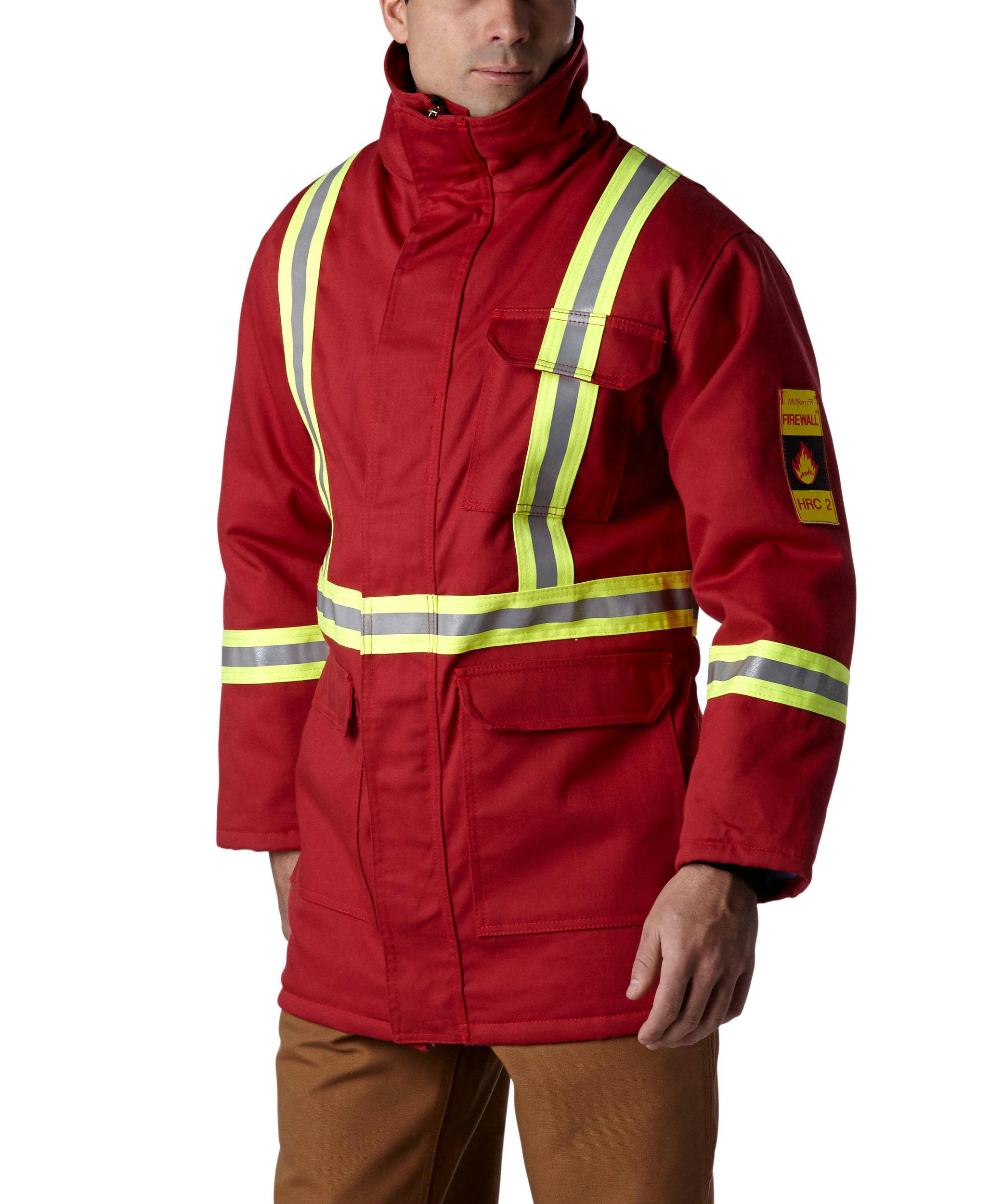 Firewall Men's FR Striped Insulated Parka Jacket