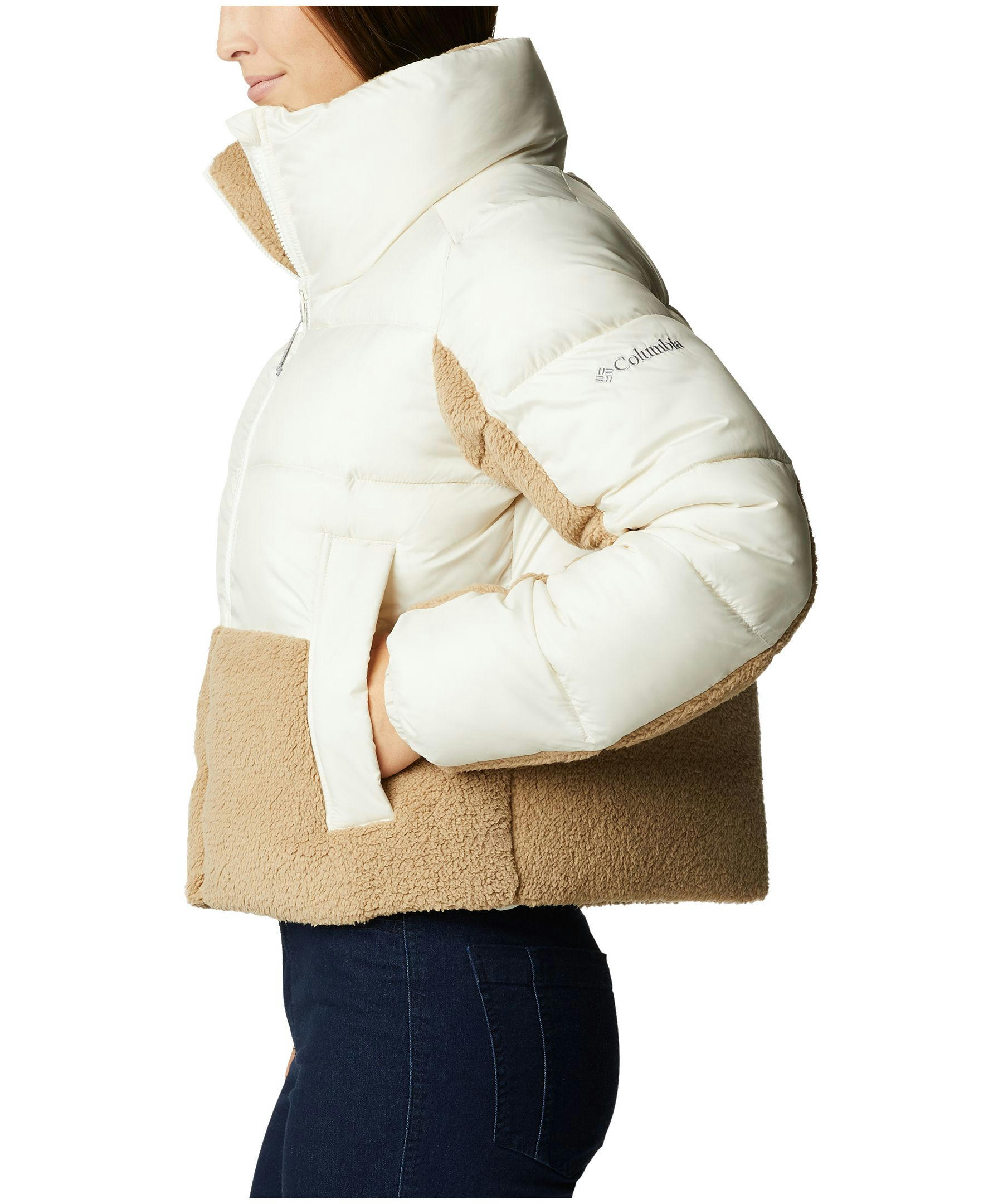 Columbia Women's Lead Better Point Sherpa Hybrid Water Resistant Insulated Jacket