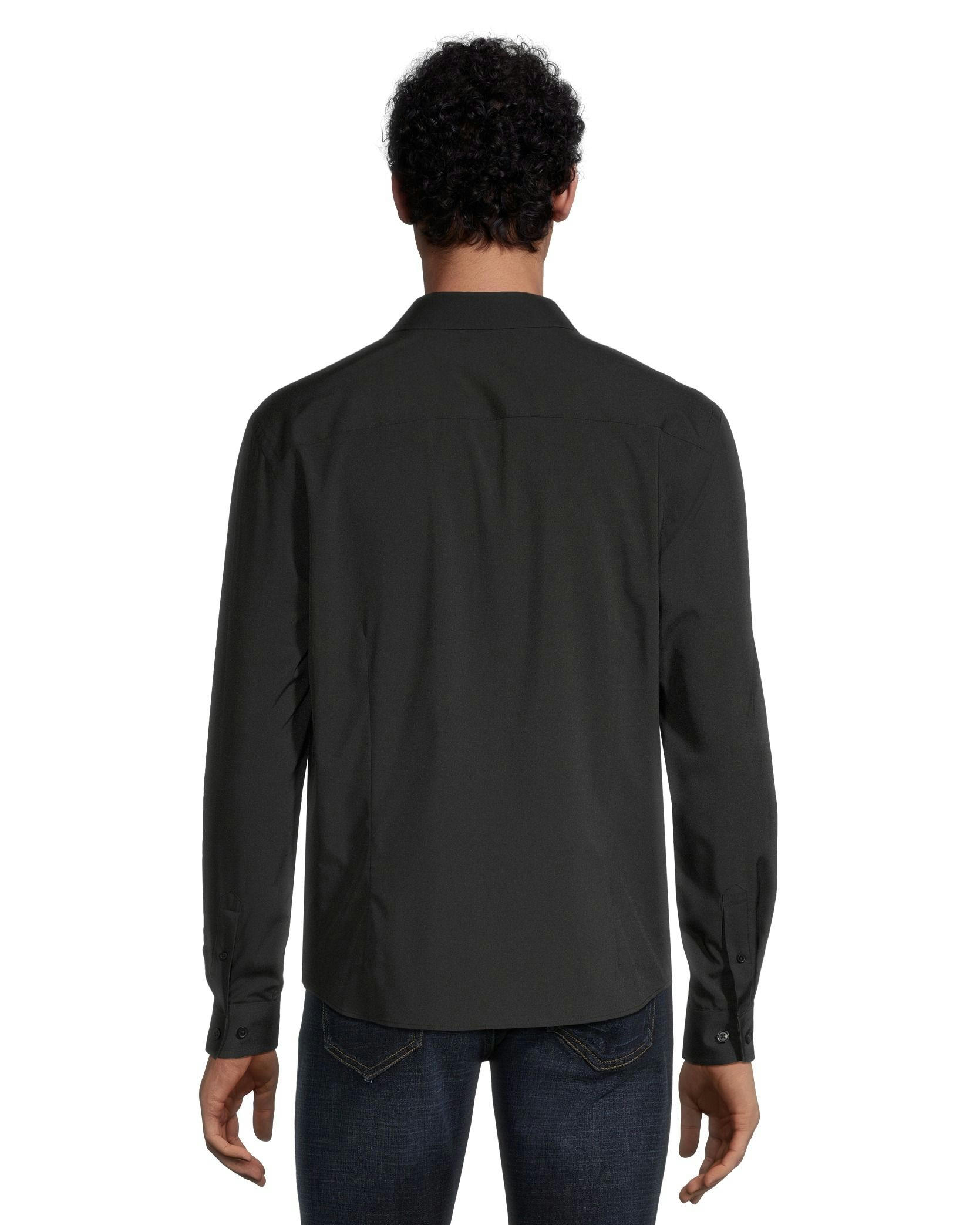 Denver Hayes Dress Hybrid 4 Way Stretch Long Sleeve Woven Shirt