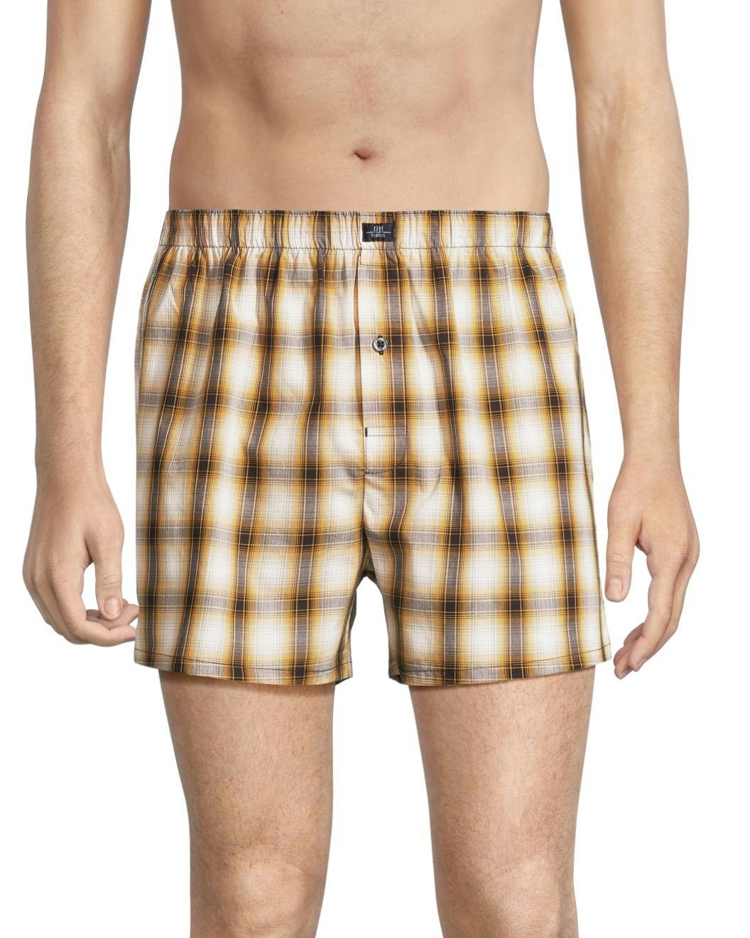 Denver Hayes Men's 2 Pack Woven Boxer