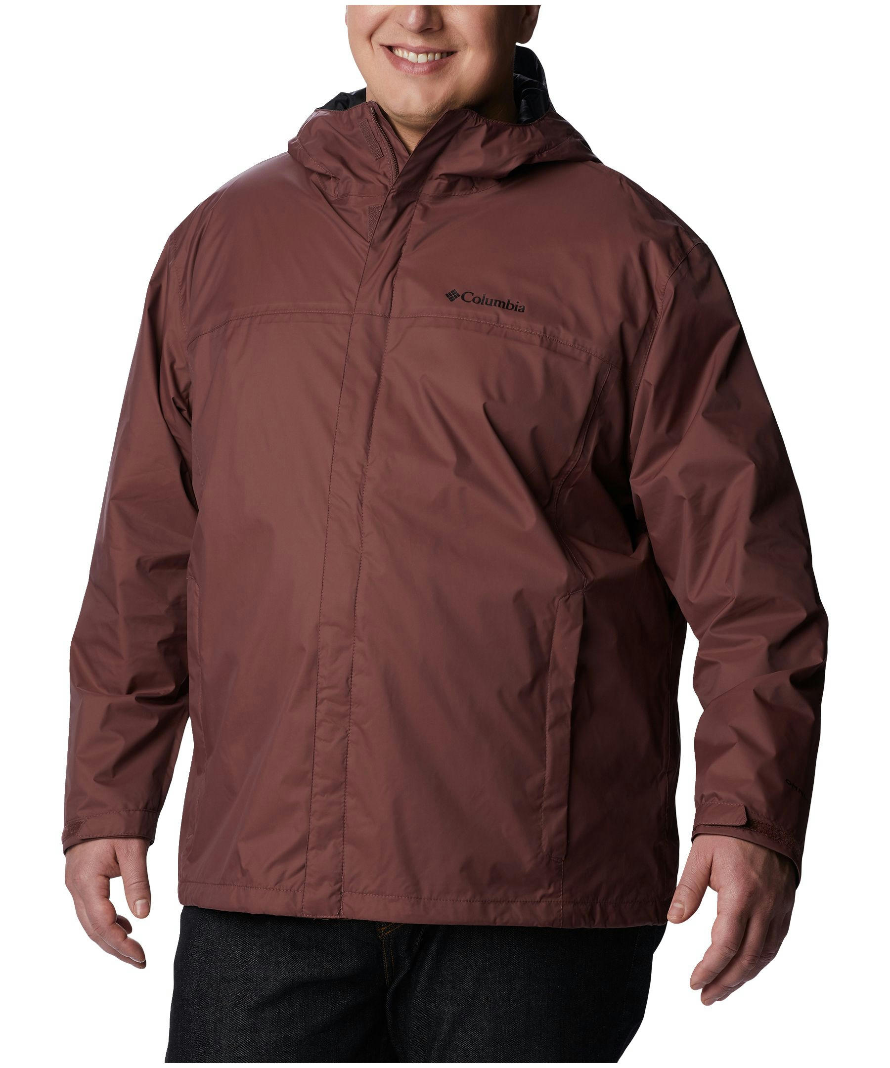 Columbia Men's Watertight II Hooded Rain Jacket, Waterproof, Breathable, Packable, Hiking