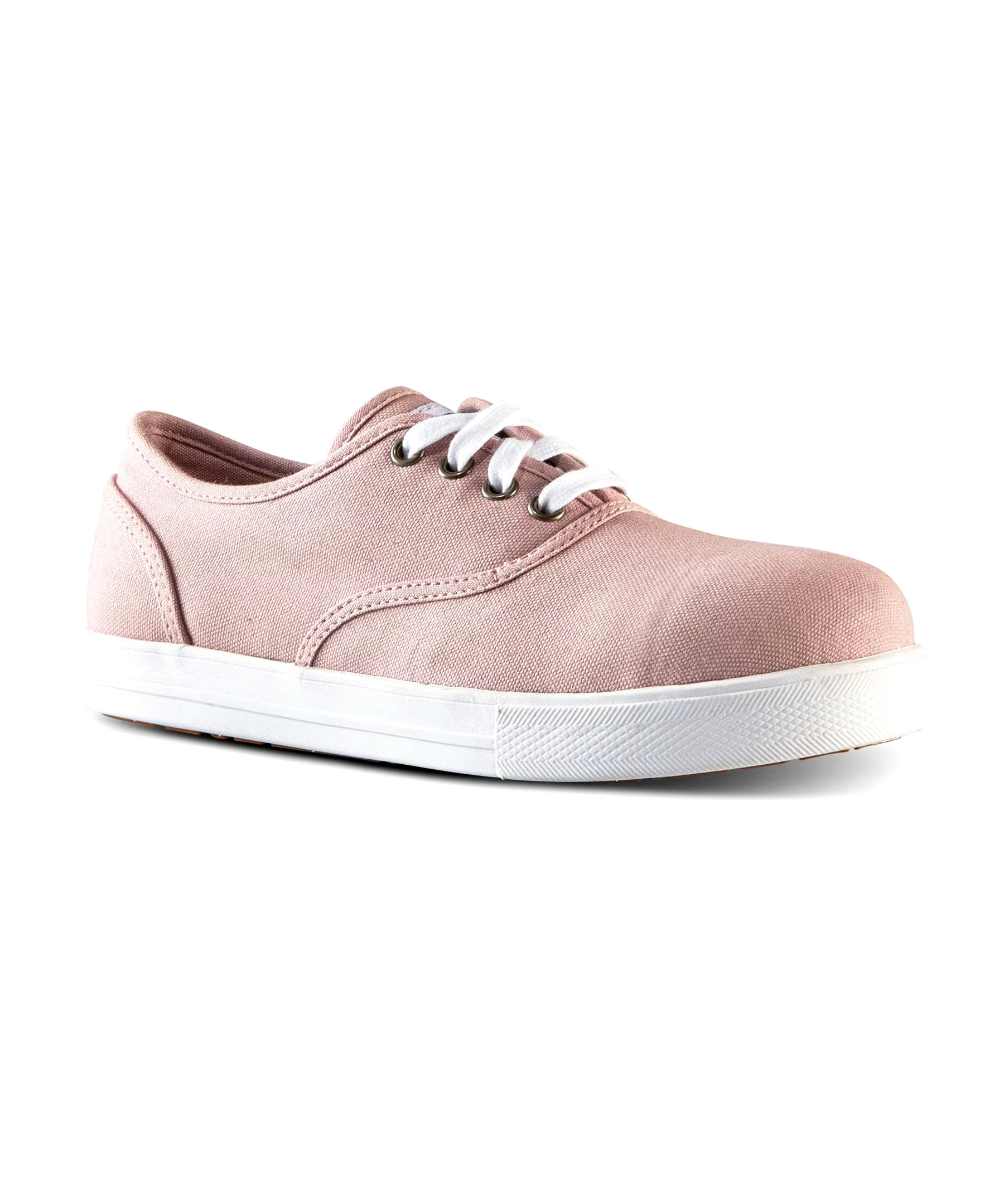 Dakota WorkPro Series Women's Aluminum Toe Steel Plate Lightweight Canvas Safety Shoes - Pink