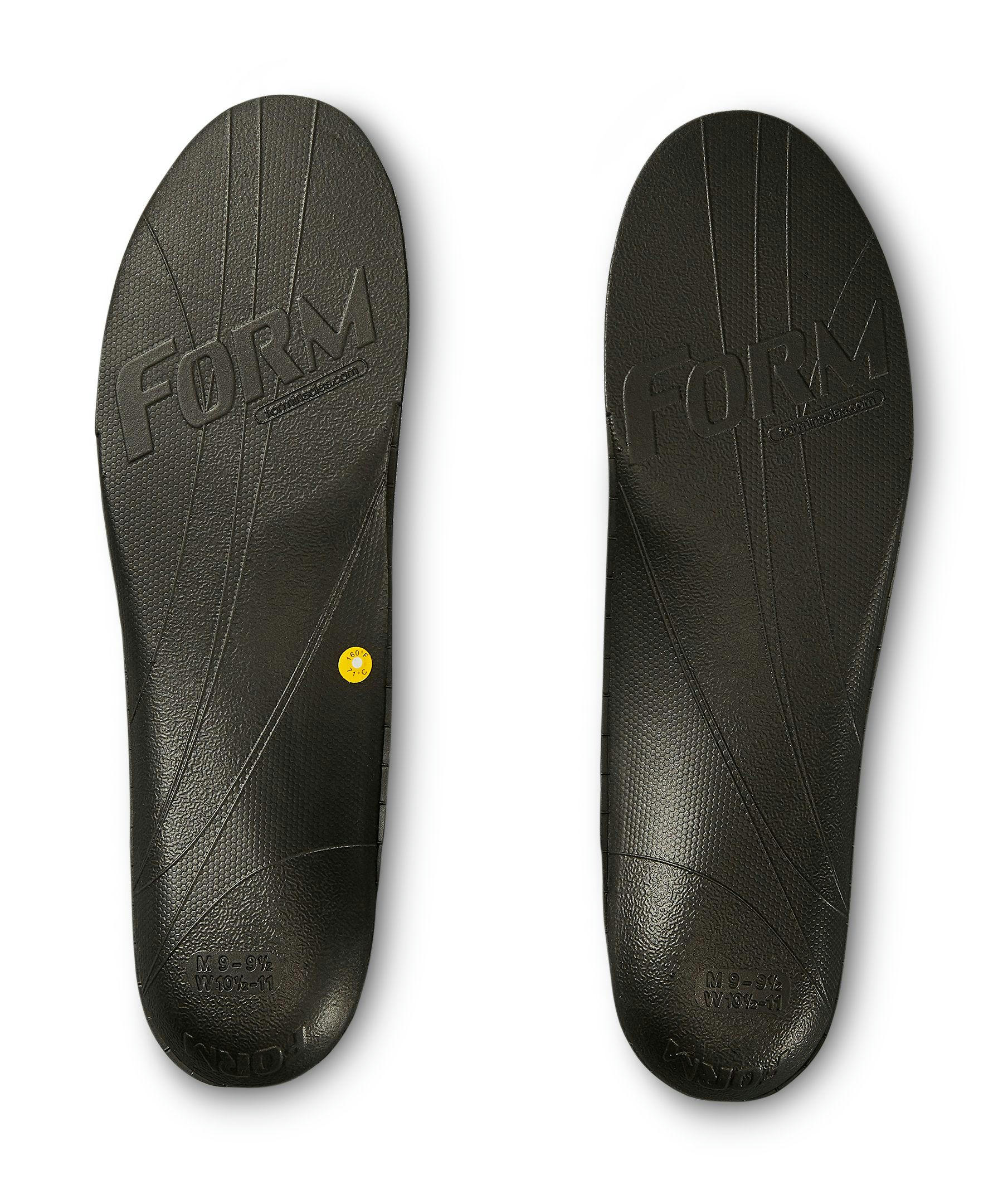 DuraCare Unisex Low Profile SLIM - Custom Heat Moldable Orthotic Insoles Red