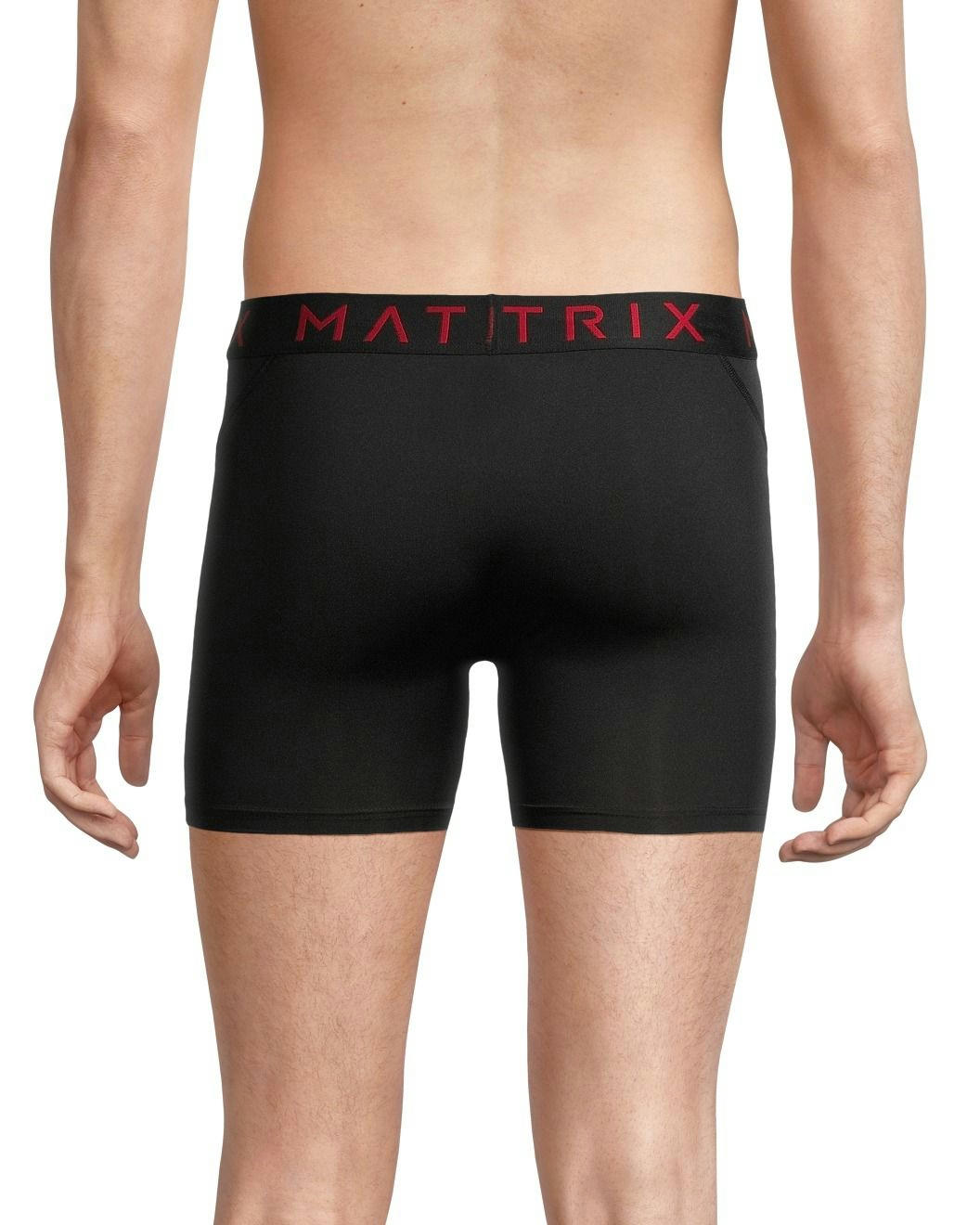 Matrix Men's 2 Pack Microfibre Boxer Briefs Underwear