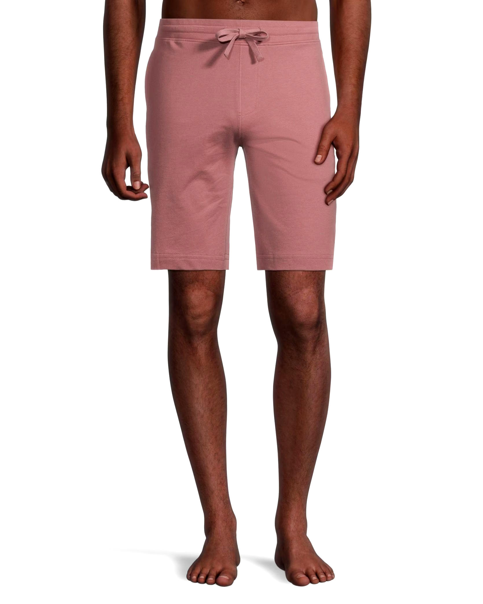 Denver Hayes Men's French Terry Elastic Drawstring Lounge Shorts
