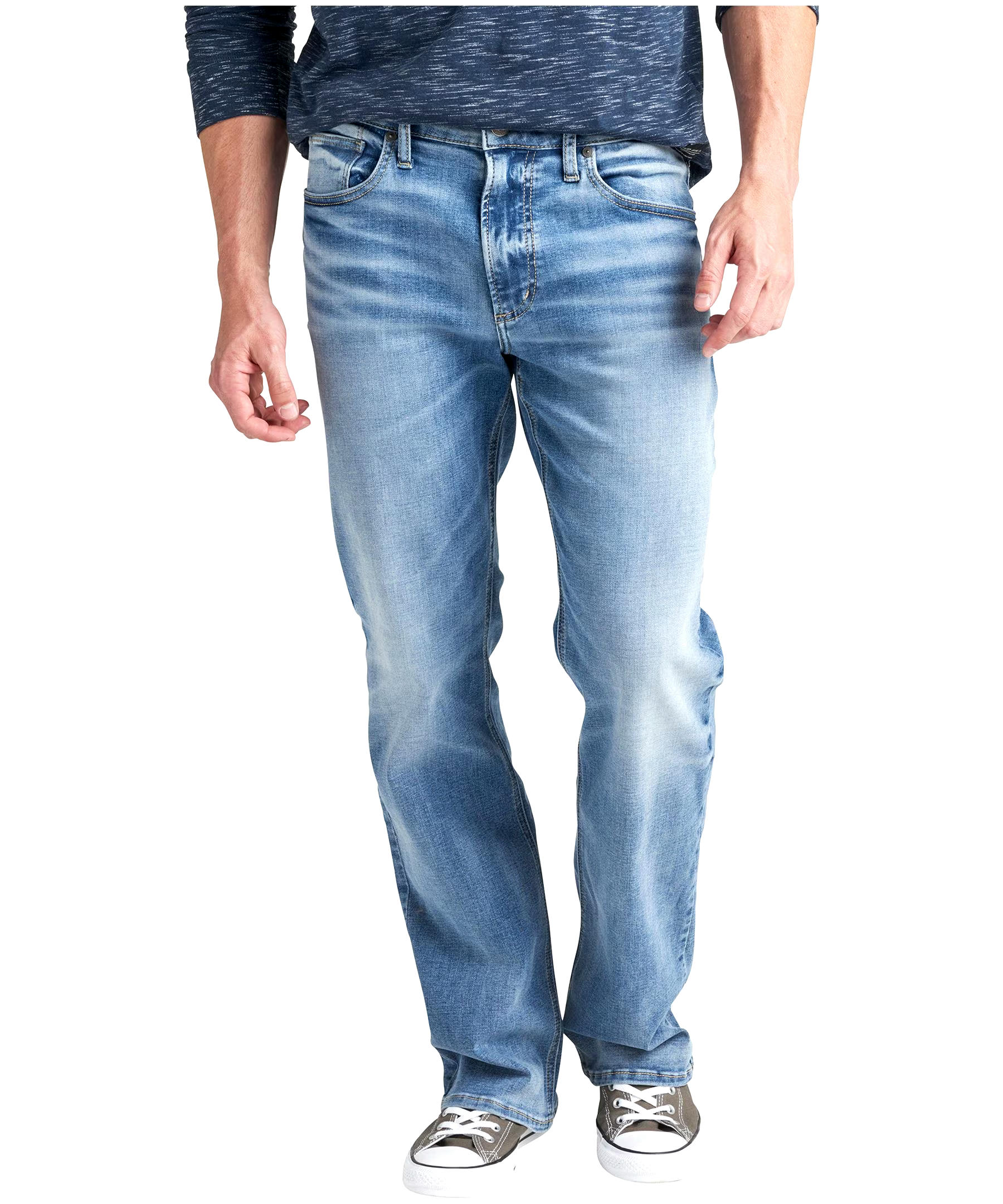 Silver Men's Zac Straight Leg Relaxed Fit Jeans