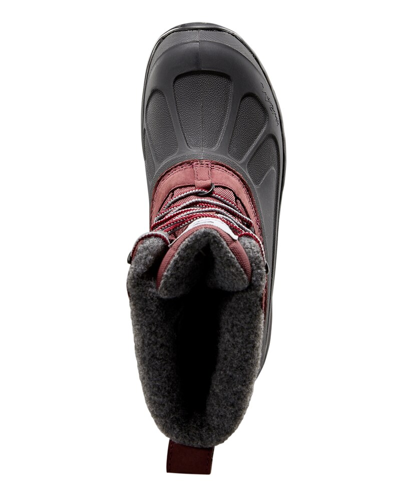 WindRiver Women's Blackcomb IceFX Water Repellent Lace Up Winter Boots - Black