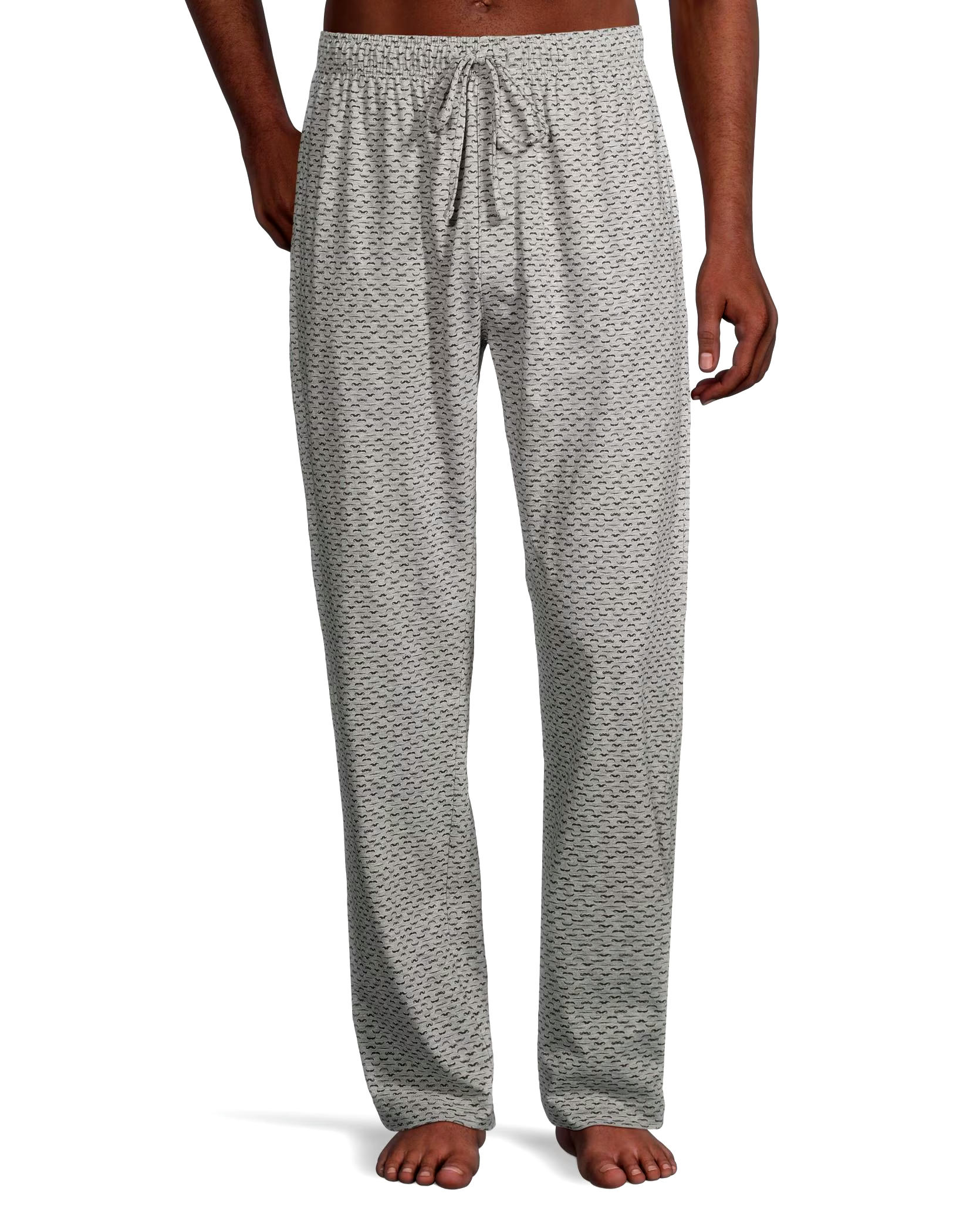 Men's Jersey Print Elastic Waist Lounge Pants