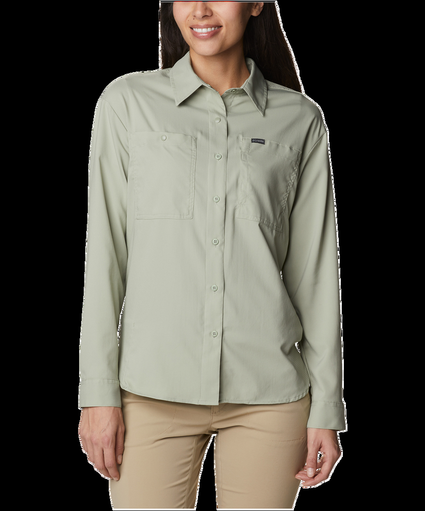 Columbia Women's Silver Ridge Omni-Shade Long Sleeve Shirt - Plus Size