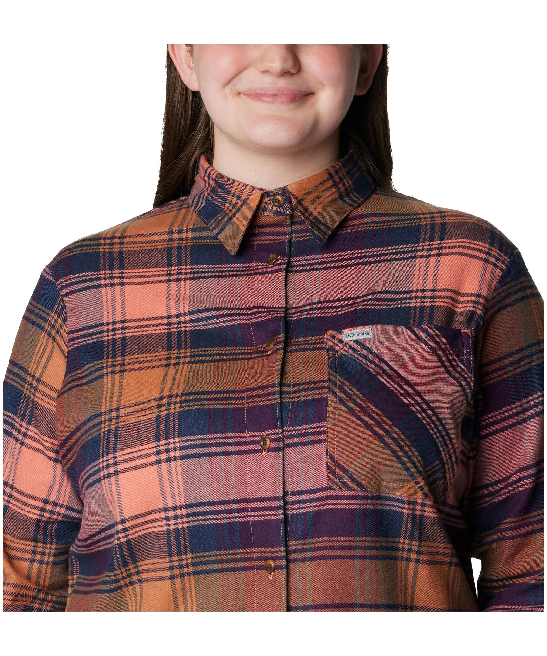 Columbia Women's Calico Basin Classic Long Sleeve Flannel Shirt