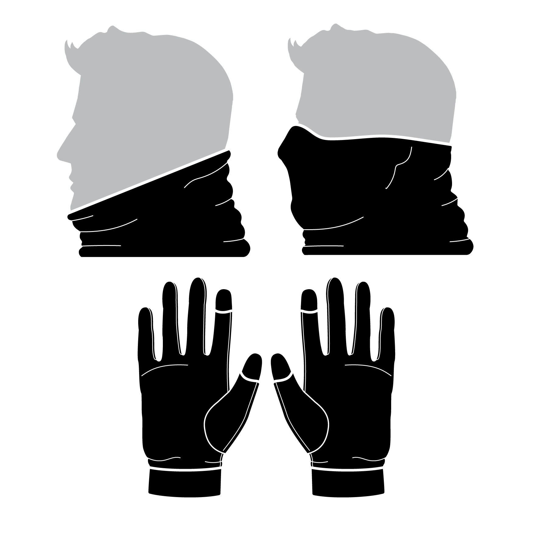 Dakota Men's T-MAX HEAT Neck Tube and Glove Liner Set