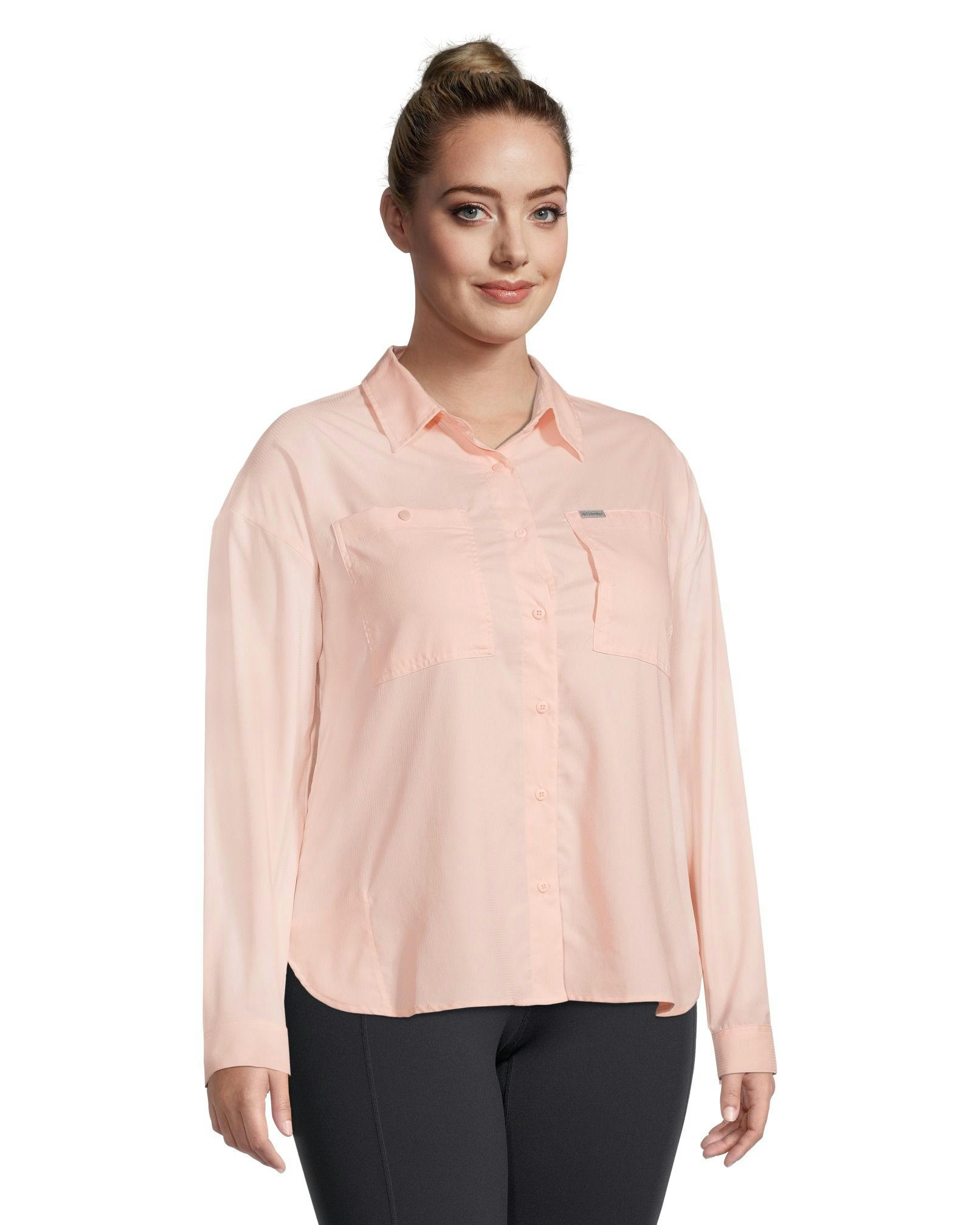 Columbia Women's Silver Ridge Omni-Shade Long Sleeve Shirt - Plus Size