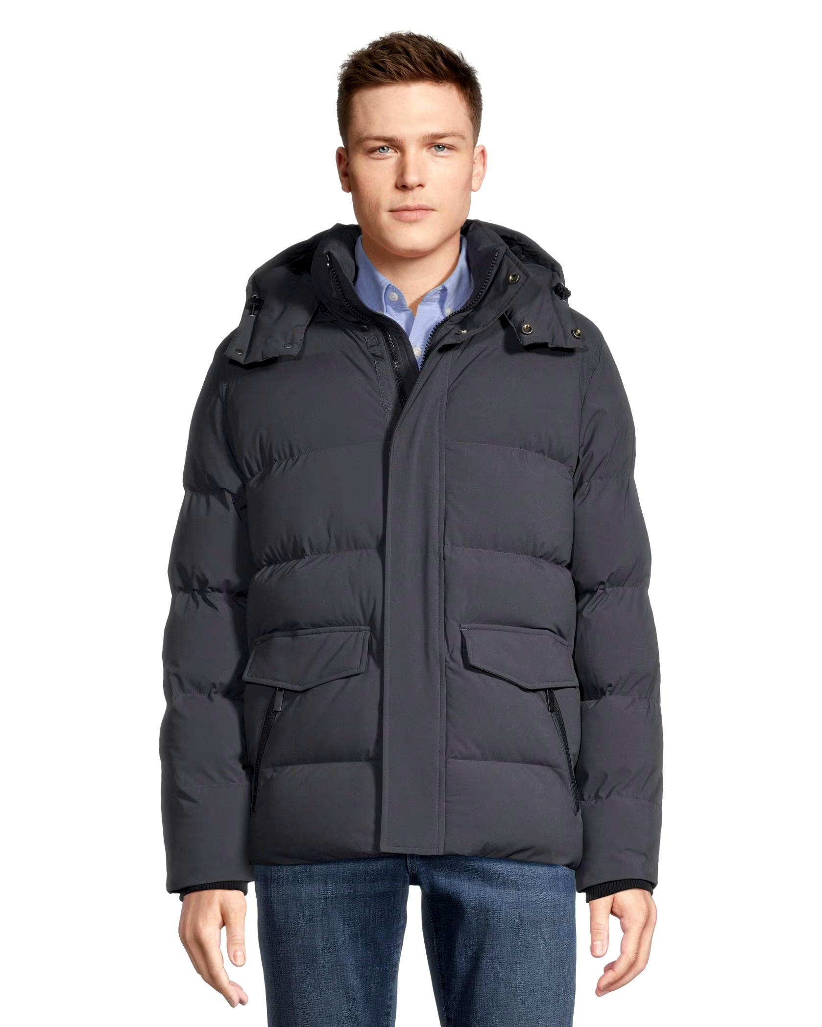 Denver Hayes Men's Hyper-Dri HD1 Water Repellent Insulated Puffy Parka Jacket