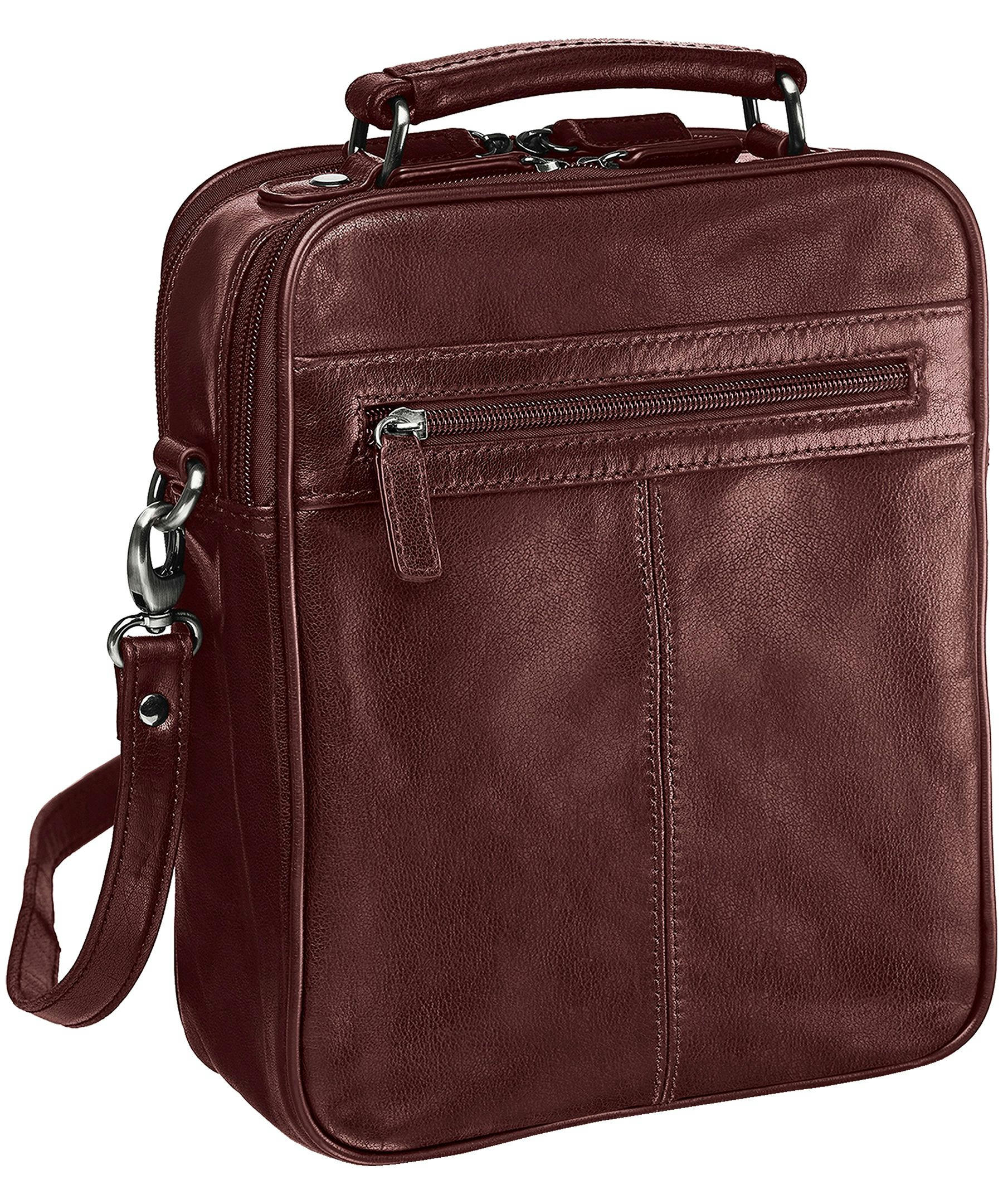 Mancini Arizona Double Top Zipper Bag