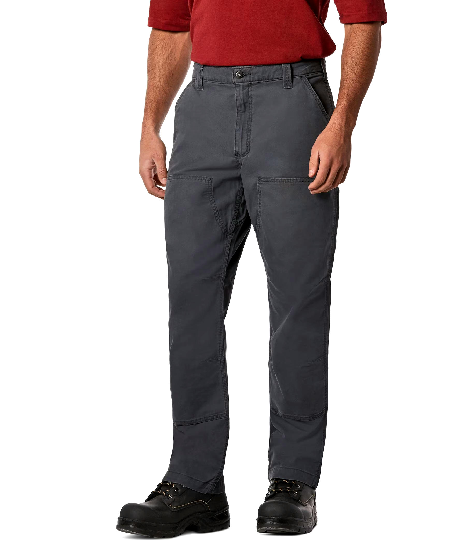 Carhartt Men's Rugged Flex Rigby Double Front Relaxed Fit Work Pants - Tarmac