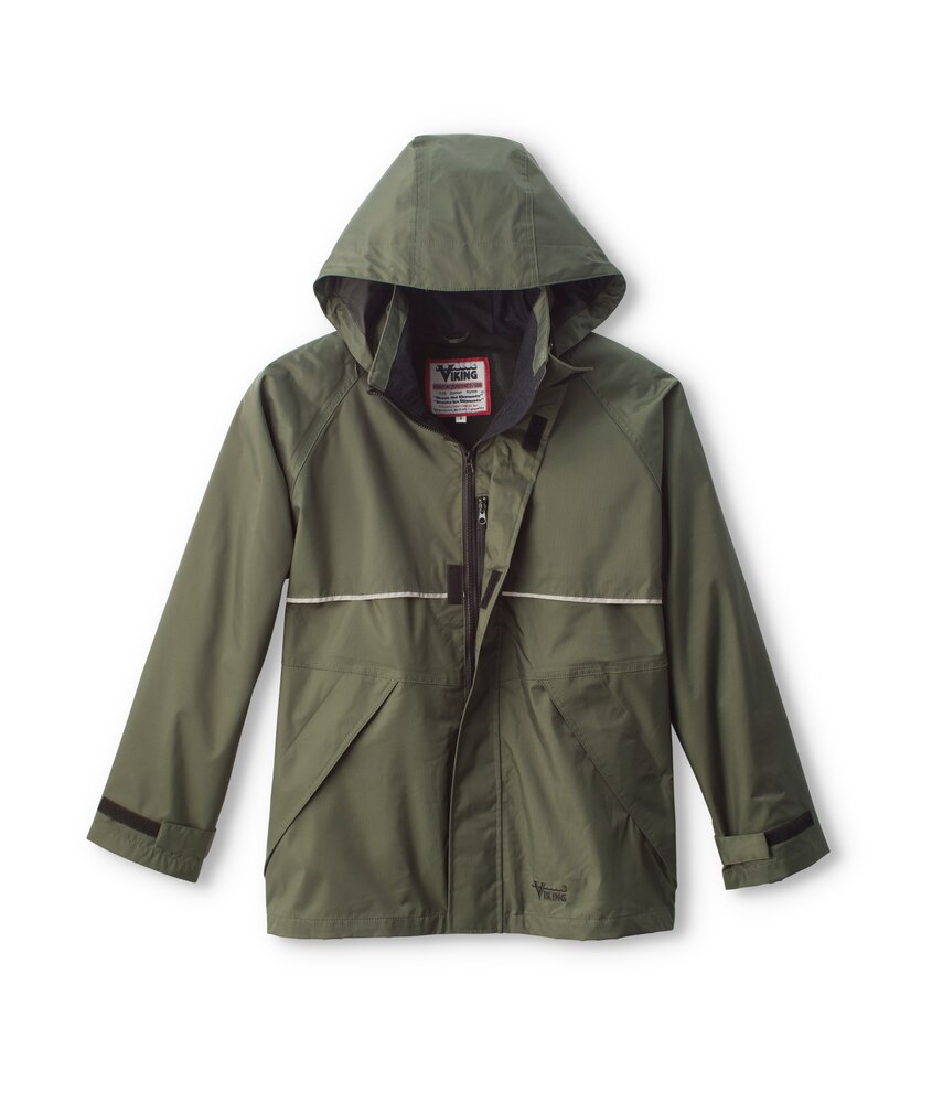 Viking Men's Green Journeyman 420D Hooded Jacket
