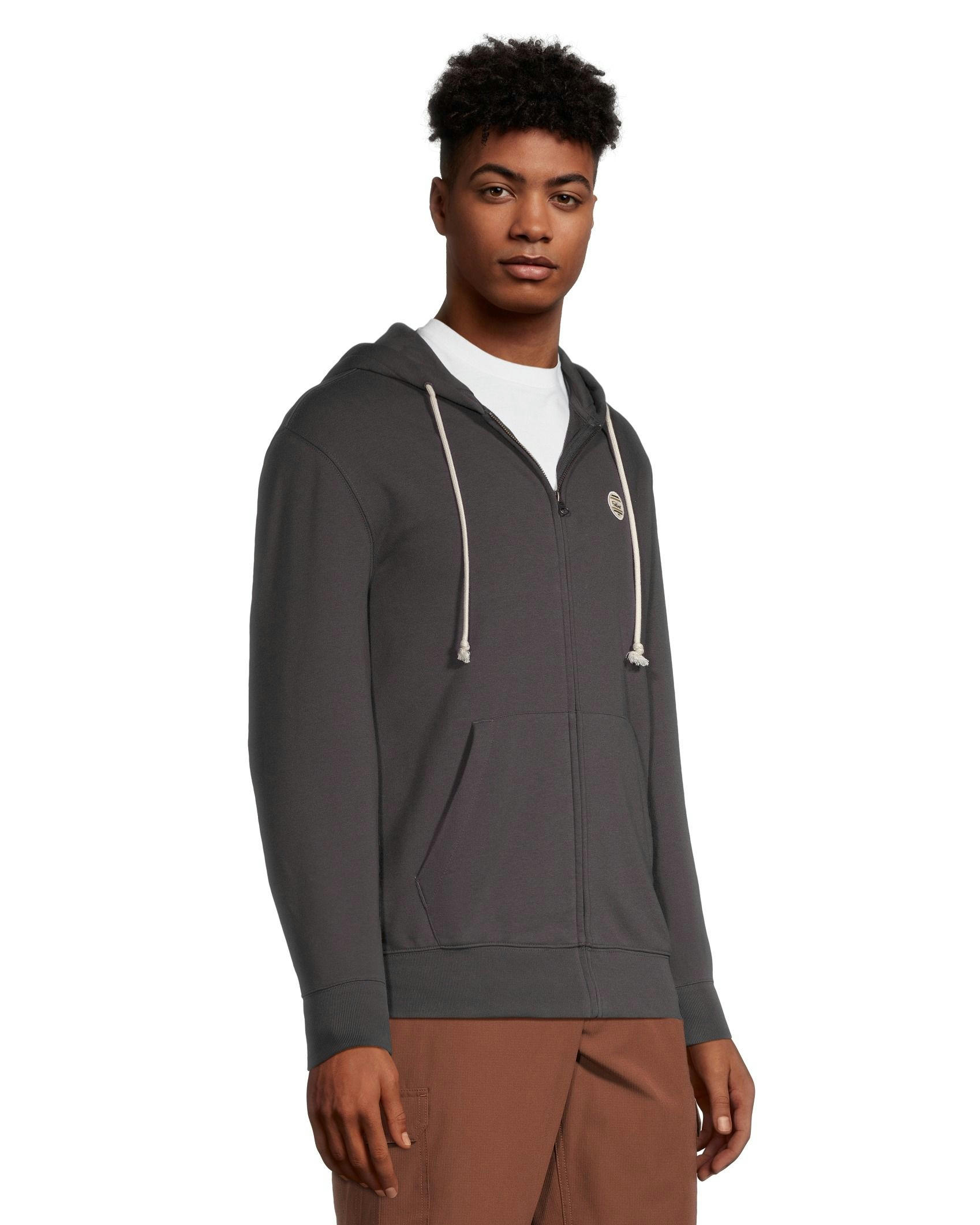 FarWest Men's Full Zip Fleece Hoodie