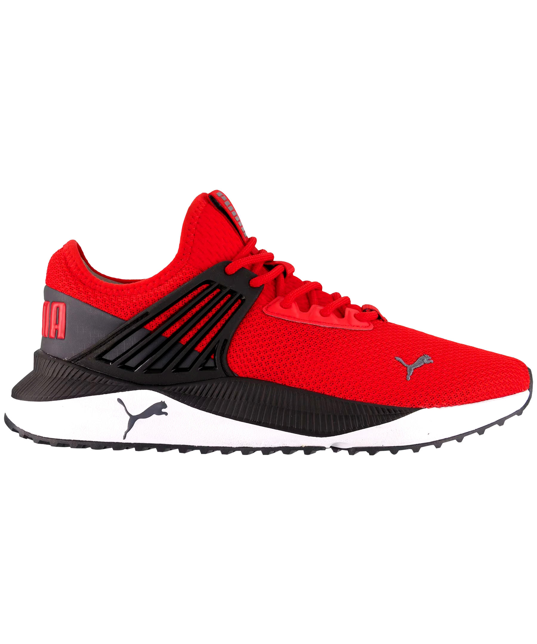 PUMA Men's Pacer Future Glide Step Flex Sneakers - Red/Black