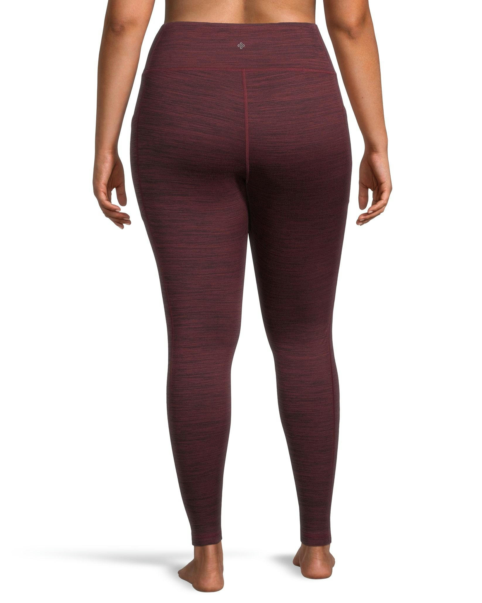 Shambhala Women's High Rise Live-In Warmth Brushed Leggings with Side Pocket - Full Length