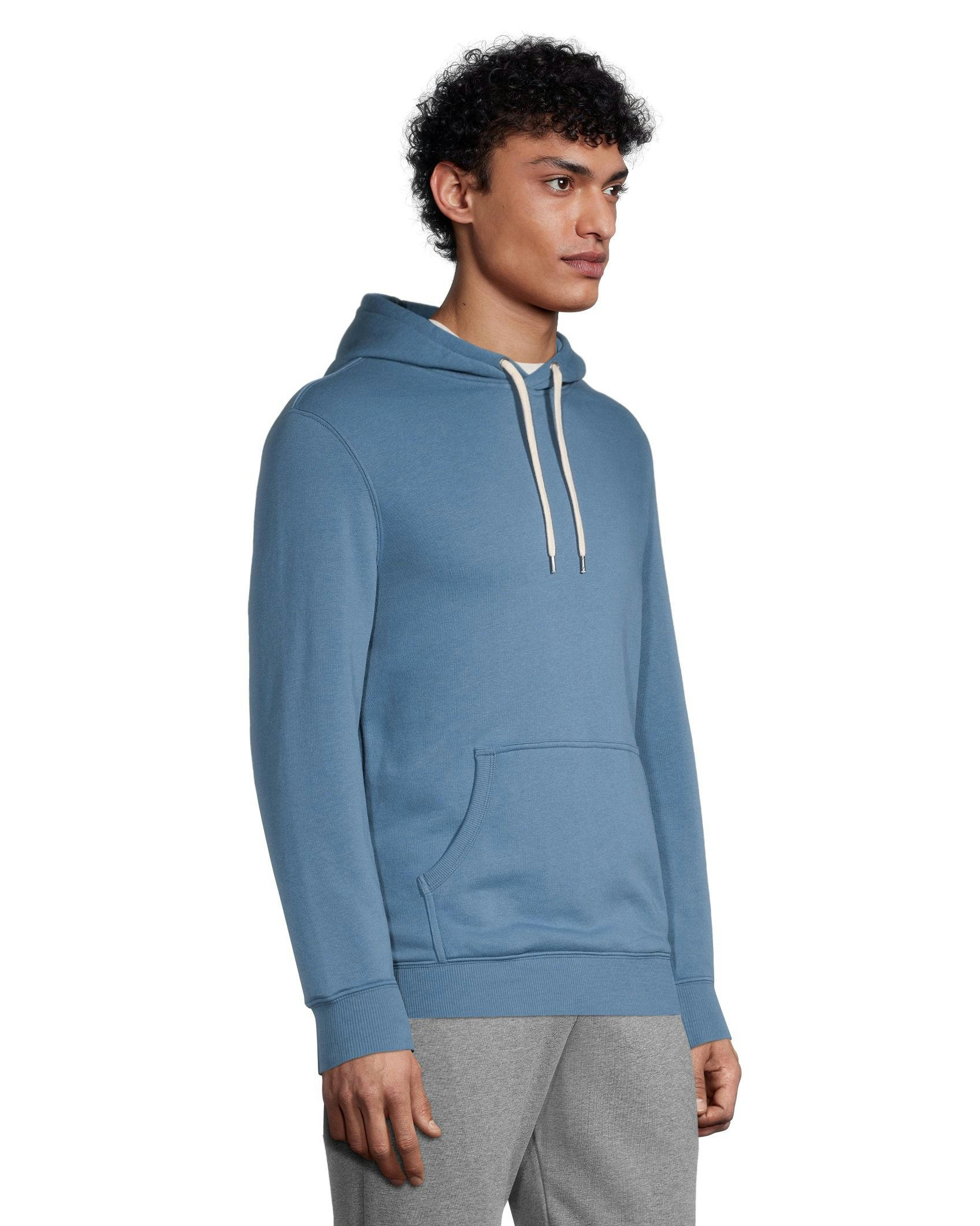 Denver Hayes Men's Fleece Long Sleeve Full Zip Kangaroo Pocket Hoodie