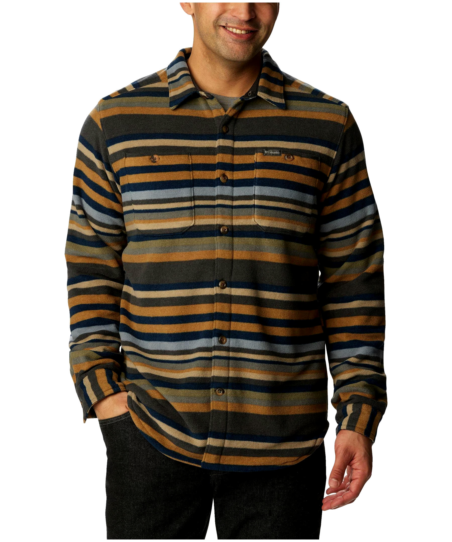 Columbia Men's Flare Gun Fleece Long Sleeve Shirt Jacket