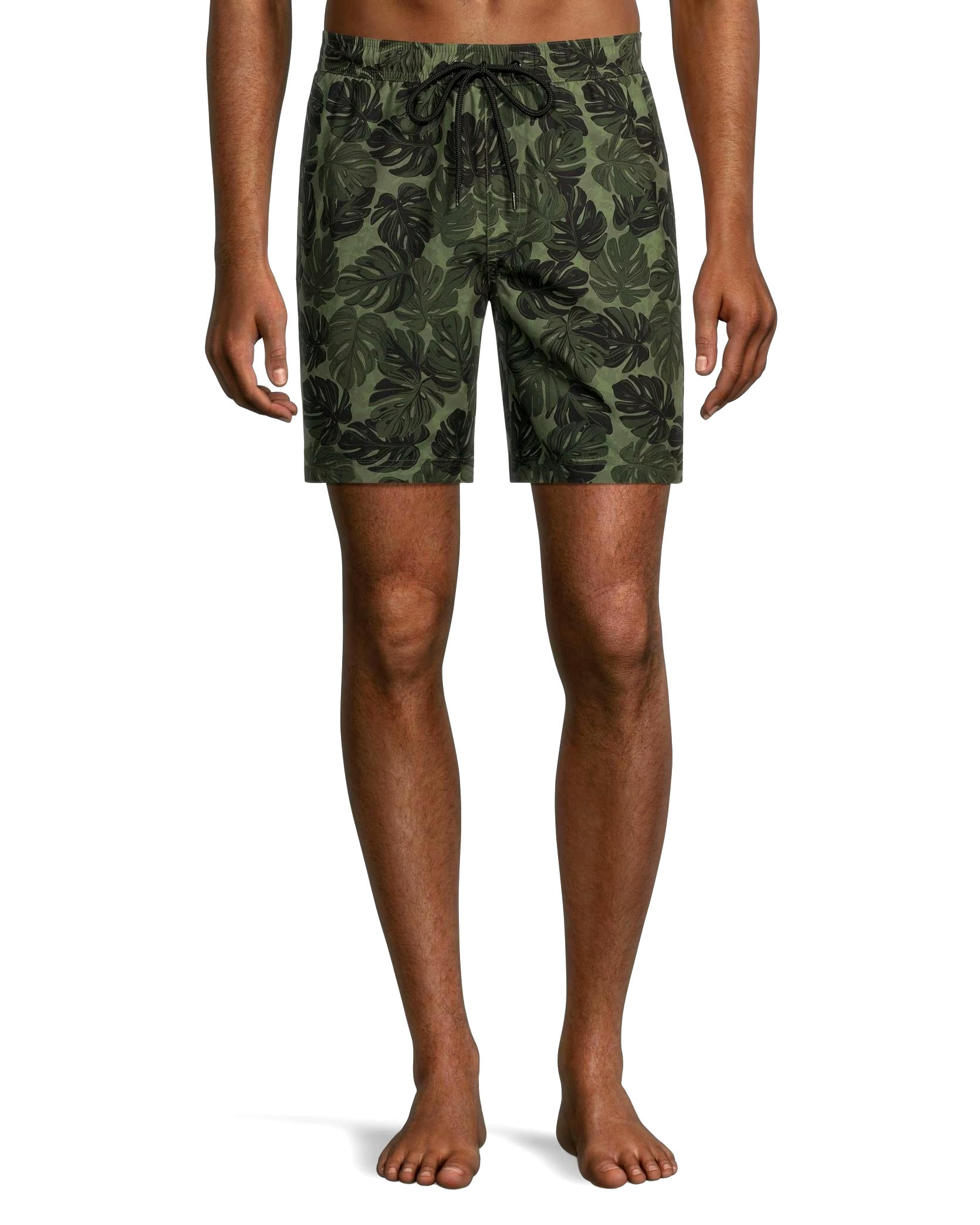 EXP Men's Camo Mid Rise Swim Shorts