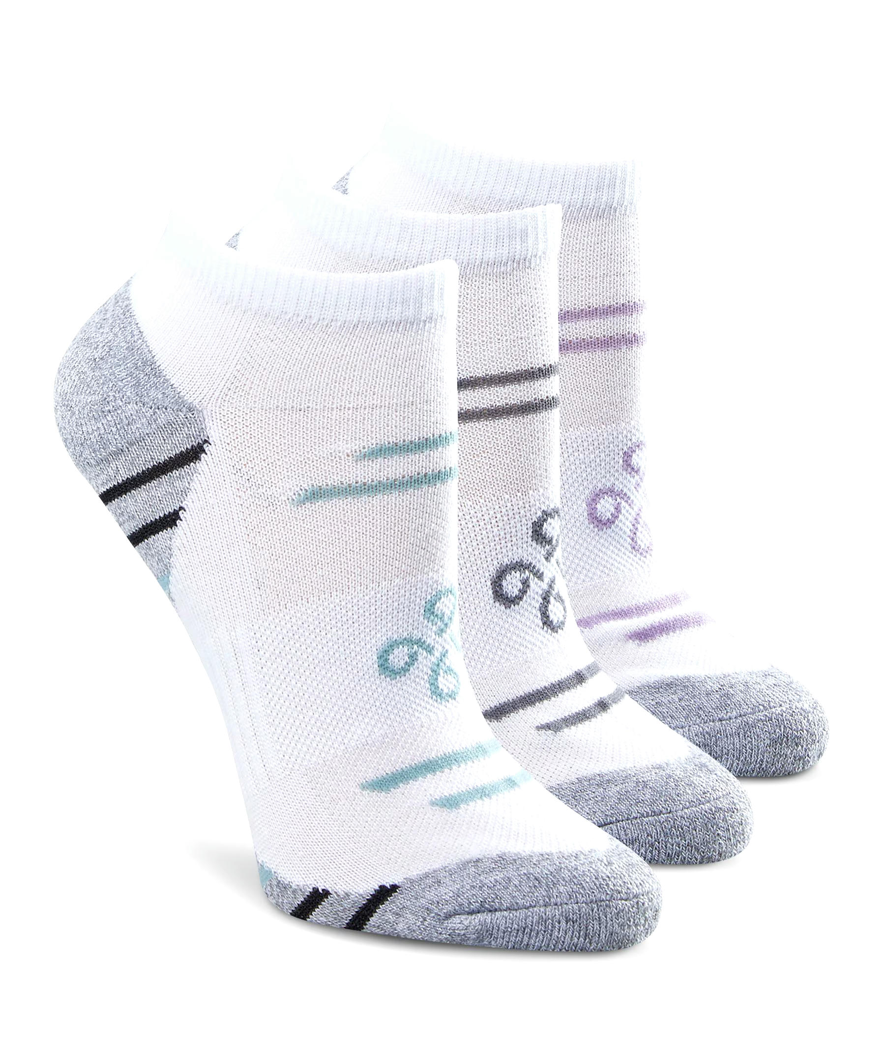Shambhala Women's Microfiber Low Cut Socks, 3 Pack