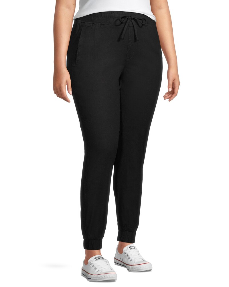 Denver Hayes Women's Linen High Rise Jogger Pants