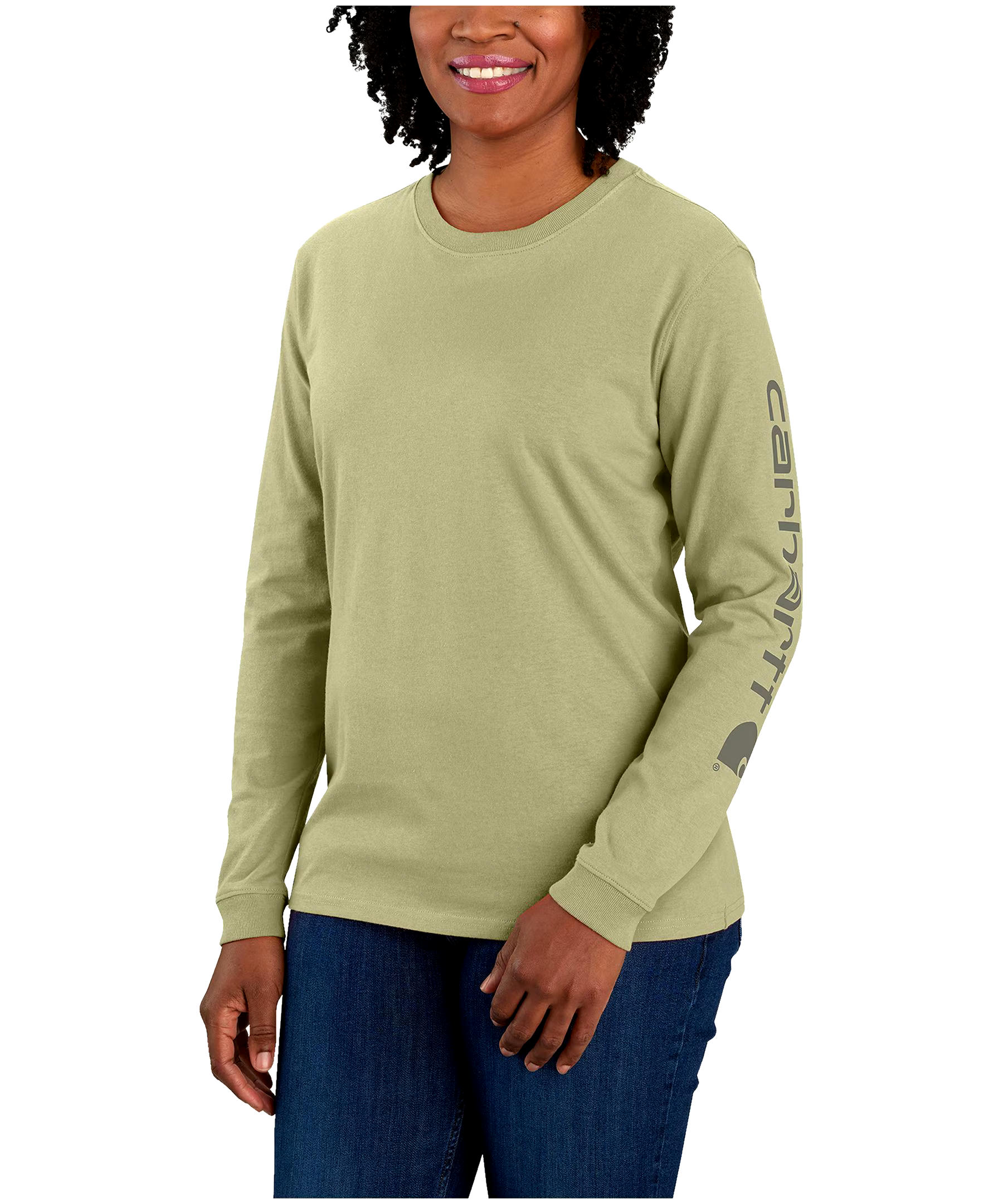 Carhartt Women's Sleeve Logo Graphic T Shirt