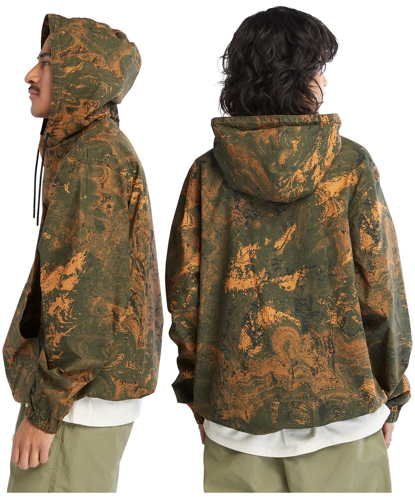 Timberland Men's Anorak Lightweight Kangaroo Pocket Casual Jacket