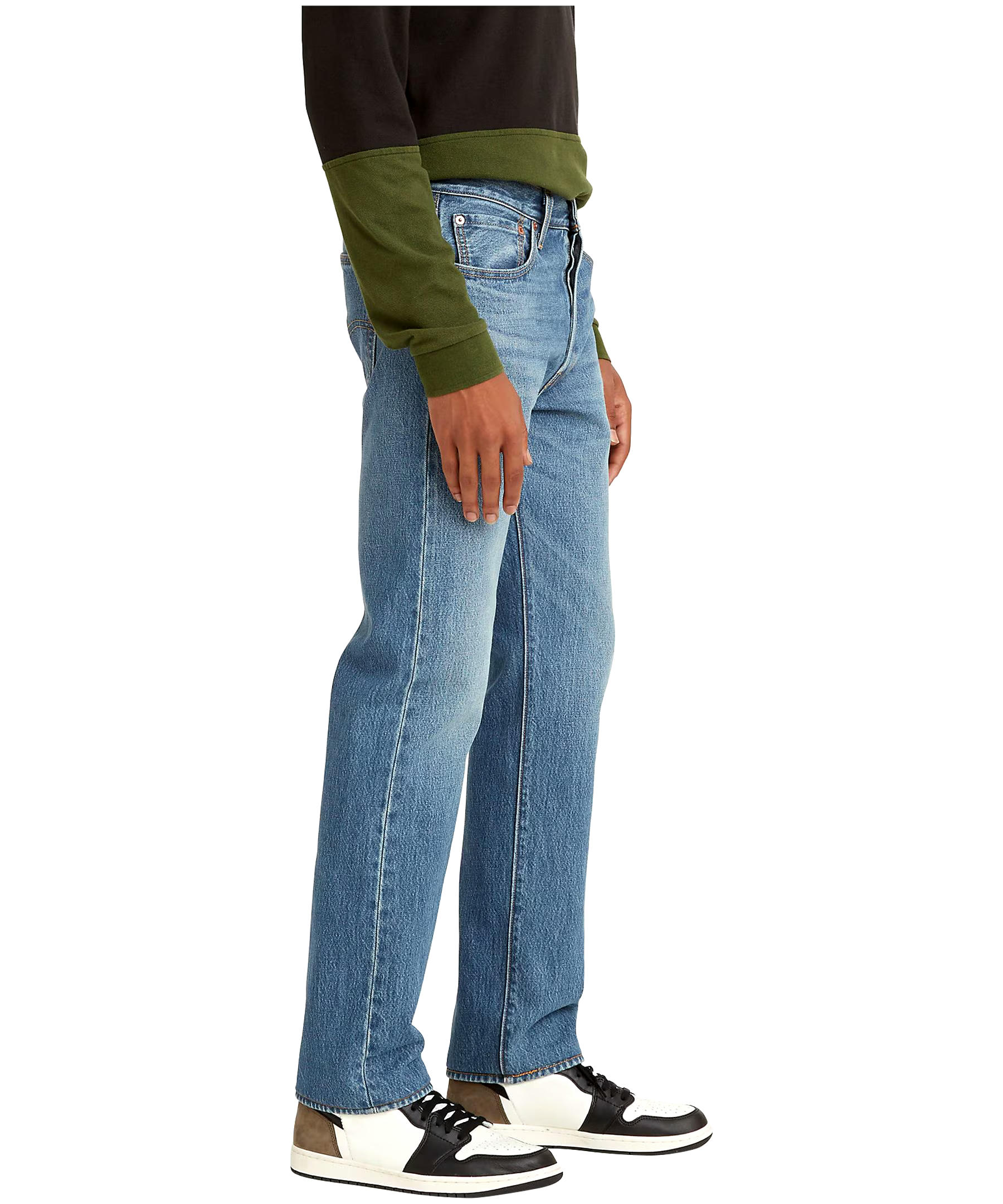 Levi's Men's 501 Original Mid Rise Straight Fit Jeans