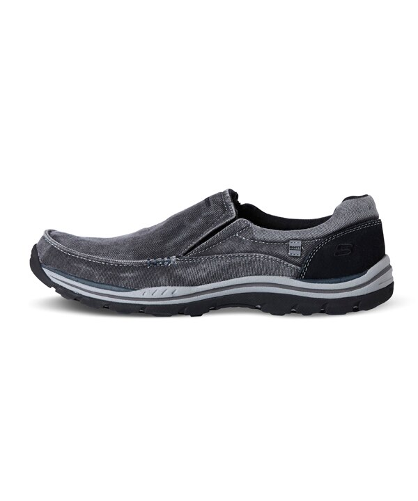 Skechers Men's Expected Avillo Relaxed Fit Slip On Shoes - Black