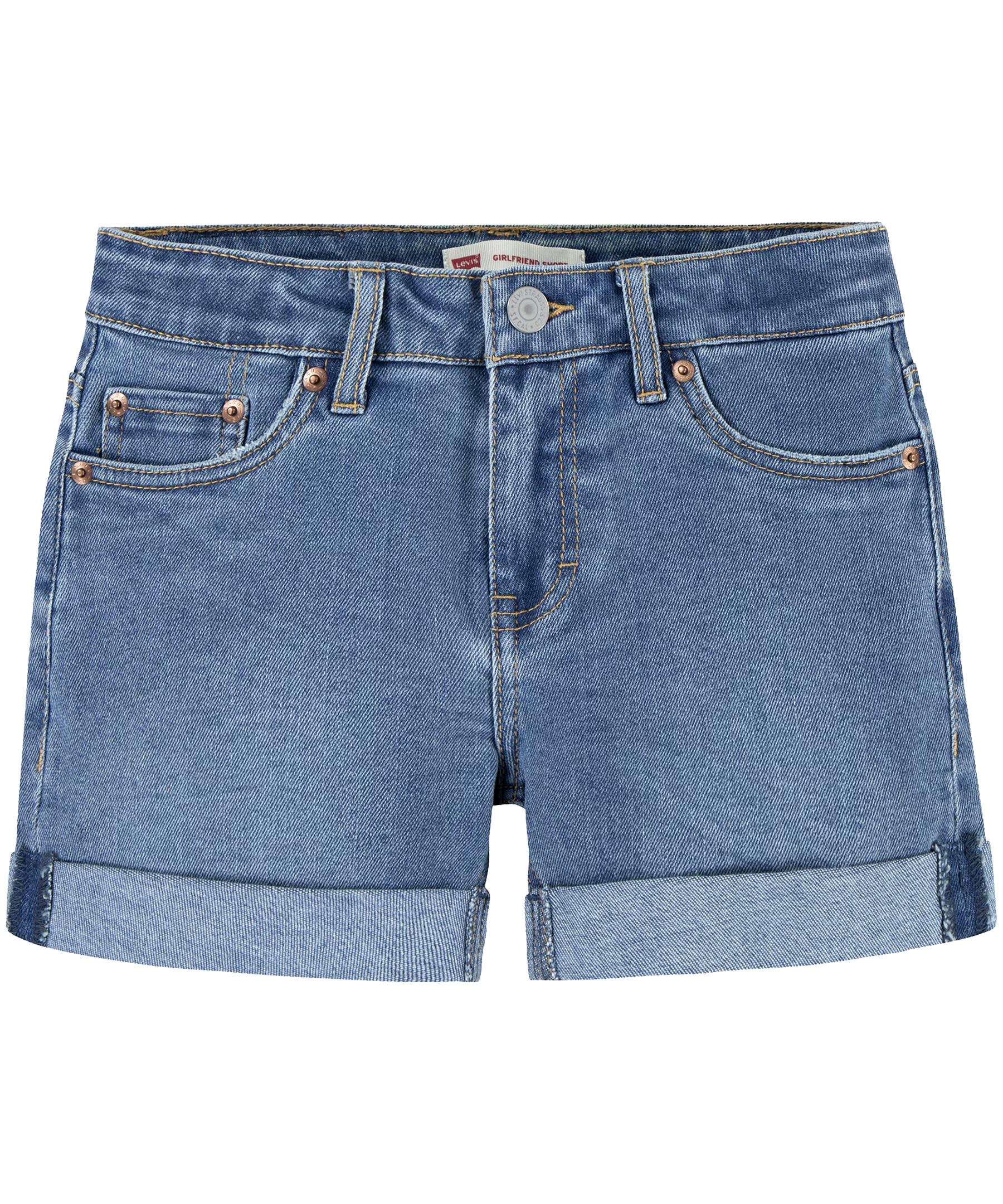 Levi's Youth Unisex Relaxed Fit Adjustable Waist Girlfriend Shorts