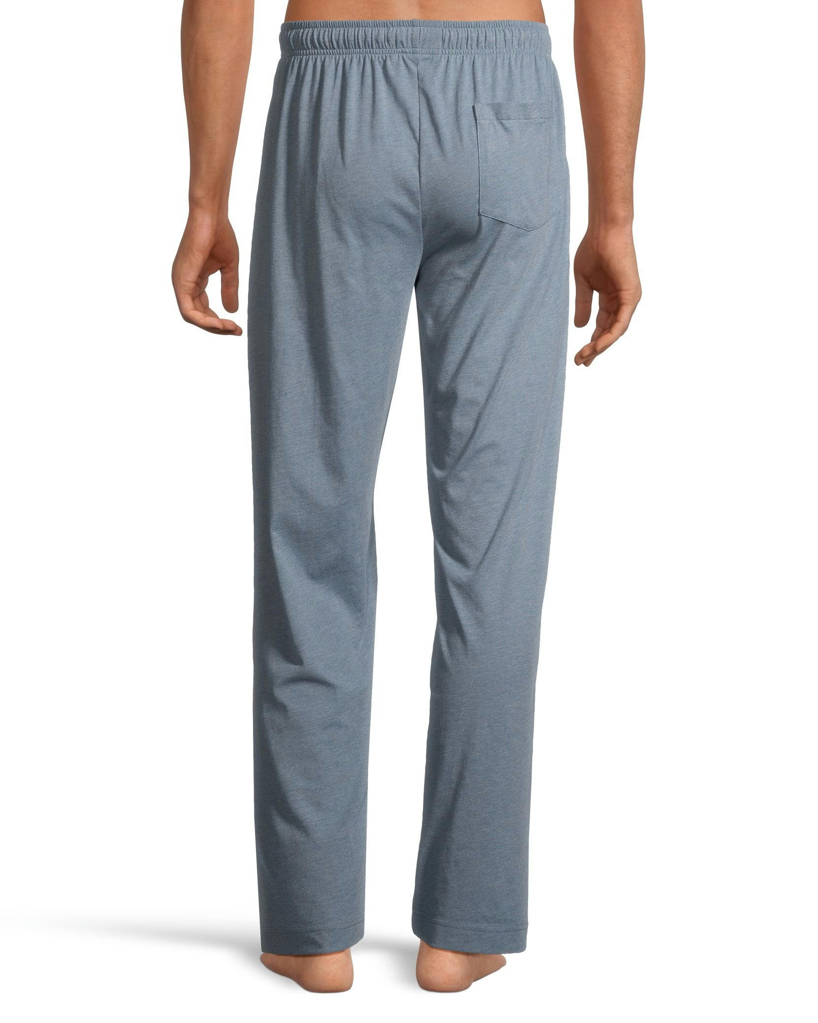 Men's Jersey Lounge Pants With Elastic Waistband and Drawstring