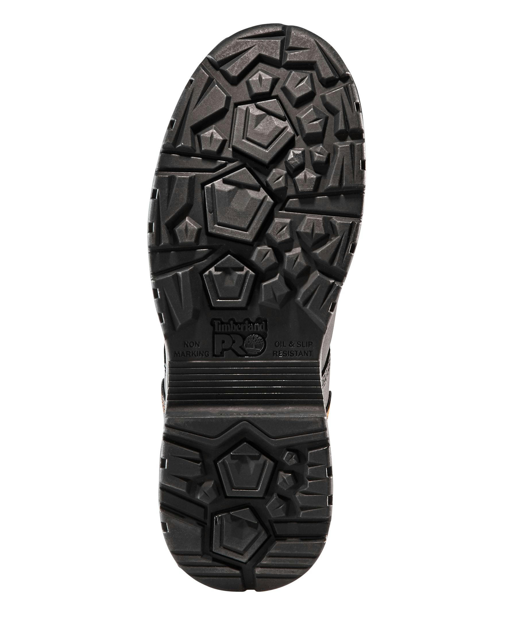 Timberland PRO Men's Endurance HD 8 Inch Composite Toe Composite Plate Work Boots - Black