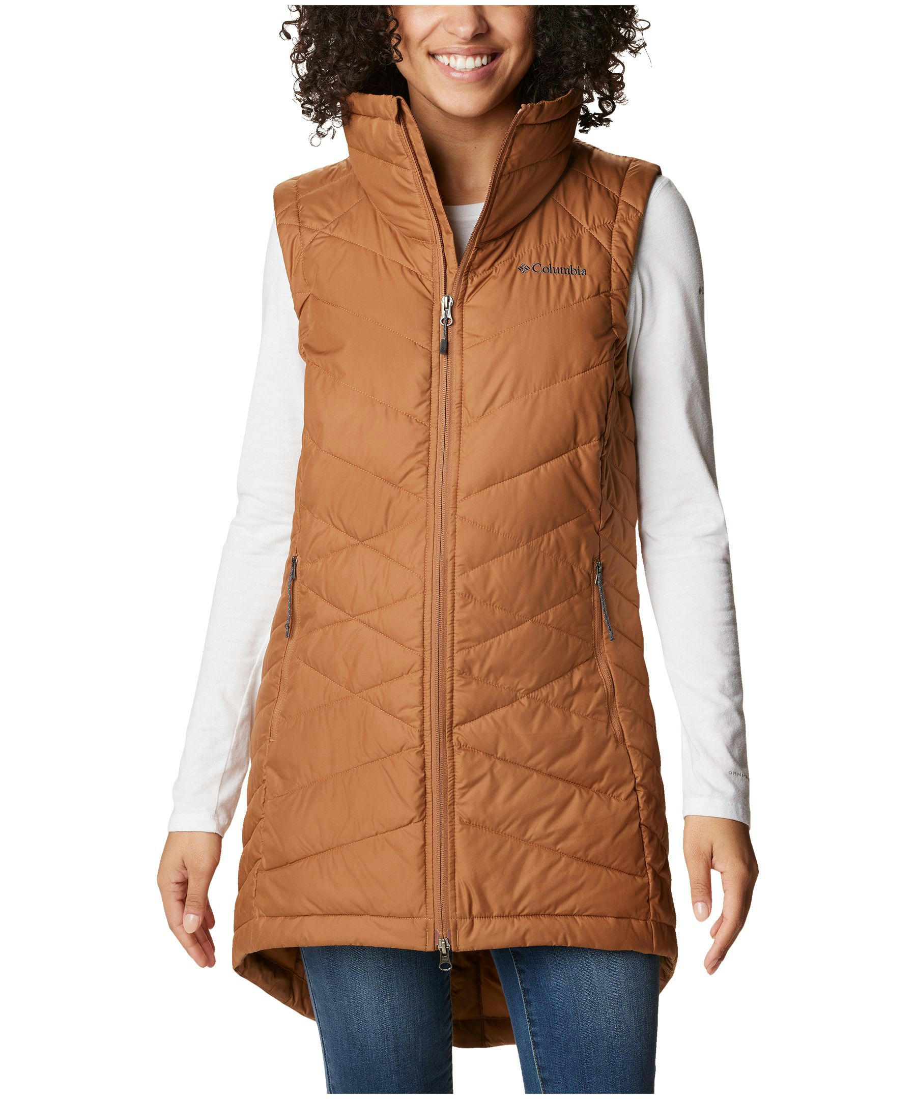 Columbia Women's Heavenly Vest, Insulated, Semi-Fitted, Winter, Long
