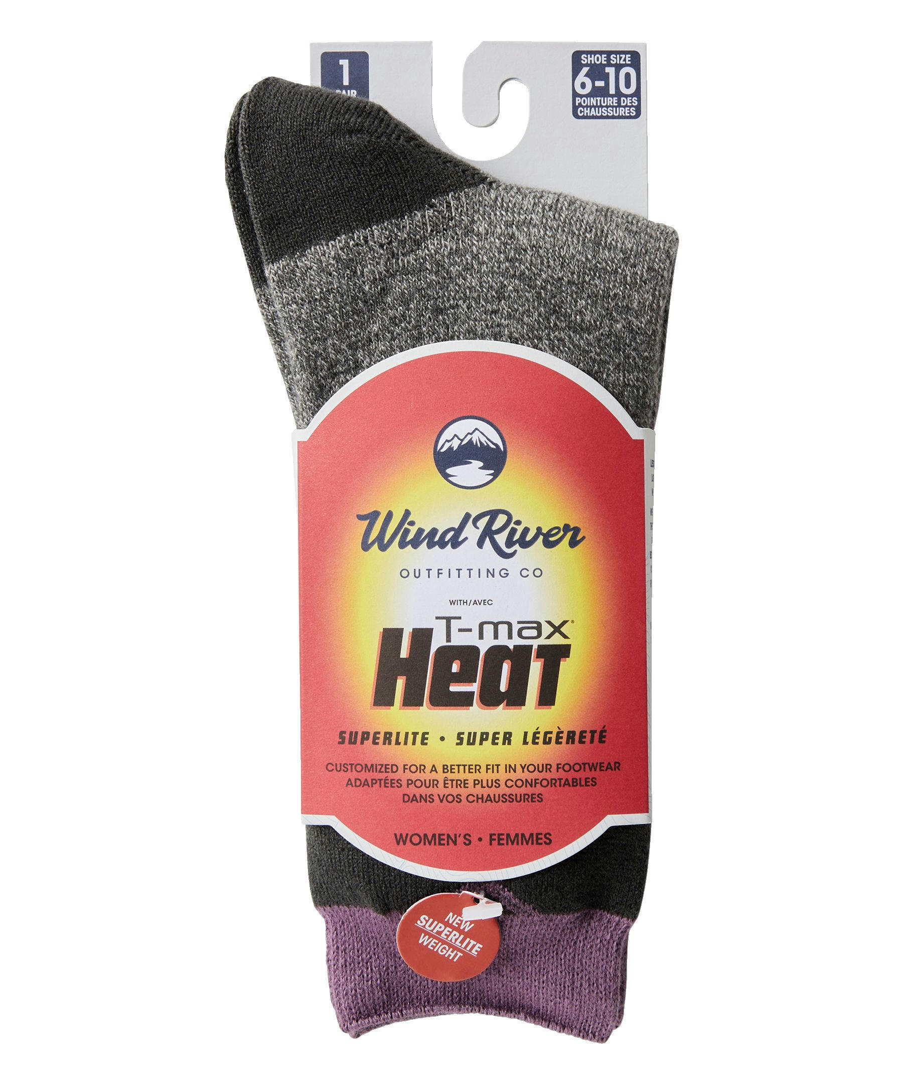 WindRiver Women's T-Max Lite Crew Boot Socks