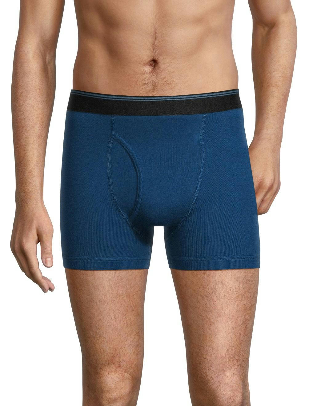 Denver Hayes Men's 3 Pack Solid Boxer Briefs