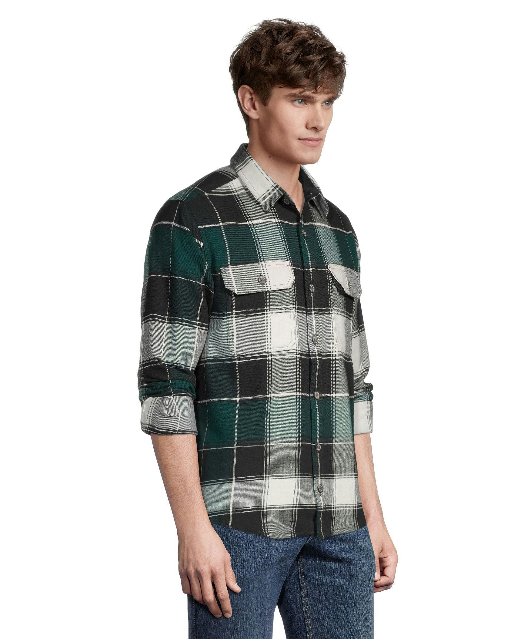 WindRiver Men's Heritage Fashion Stretch Flannel Shirt