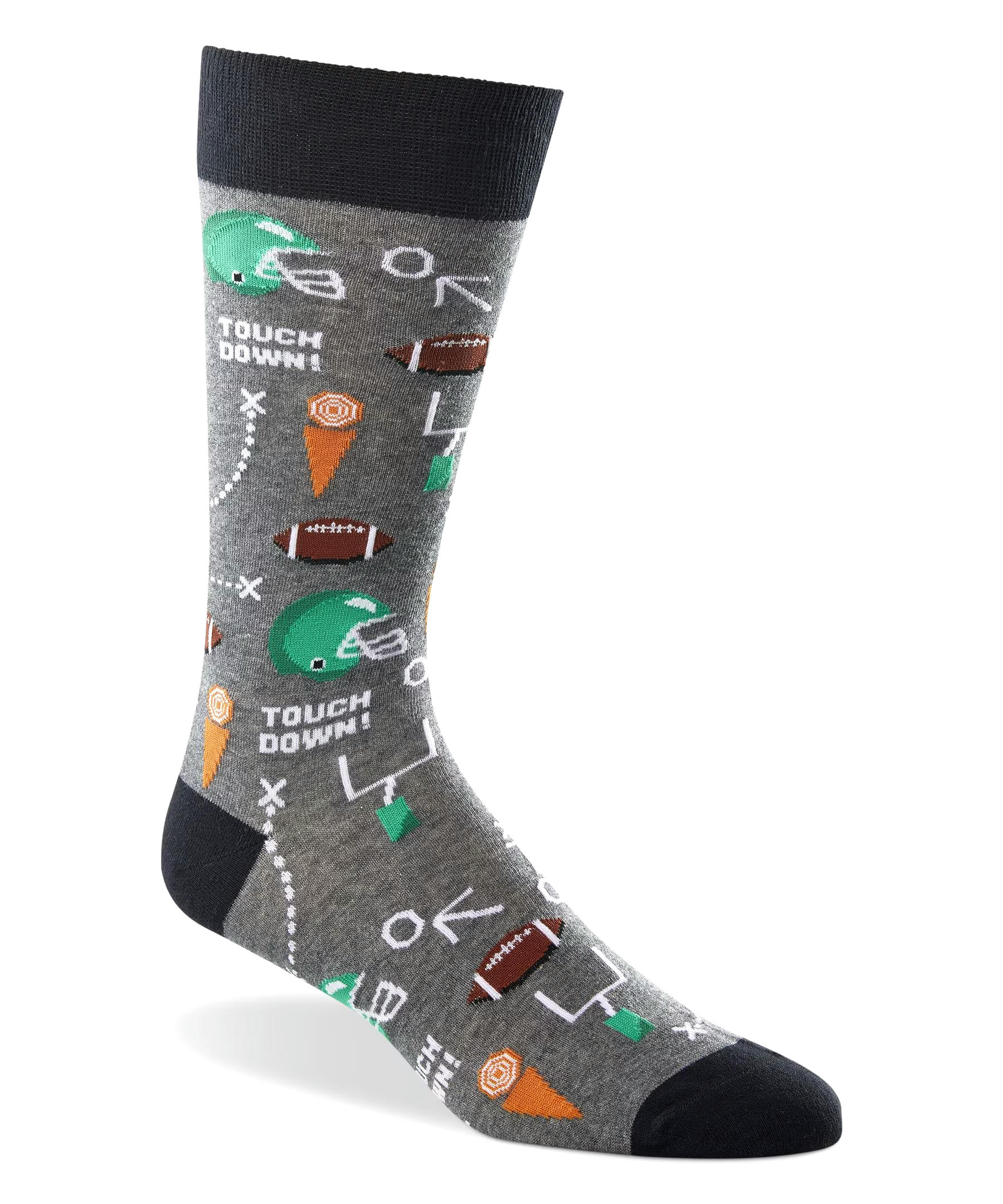 Denver Hayes Men's FRESHTECH® Sport Pattern Casual Crew Socks