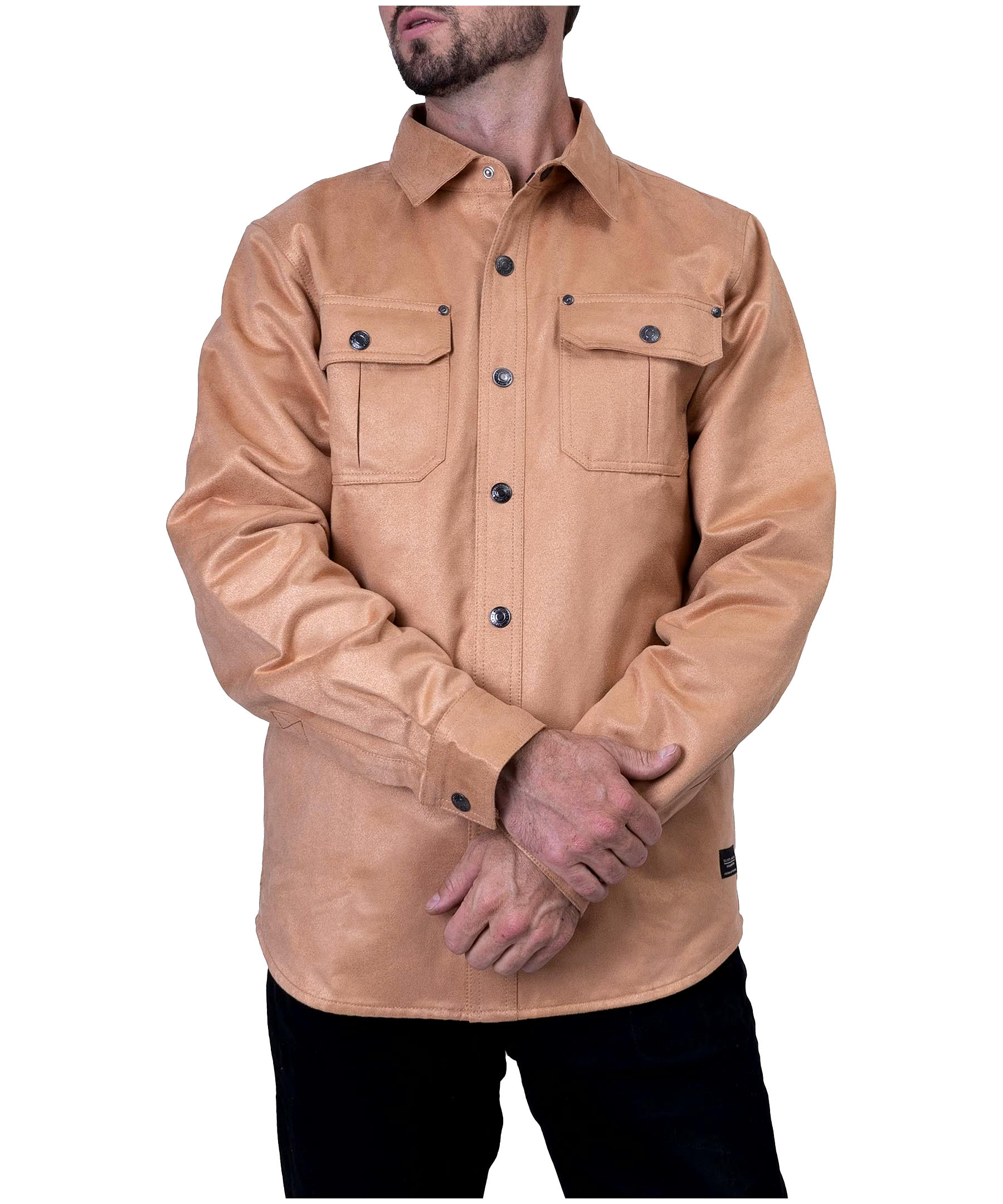 Silver Men's Lined Shacket