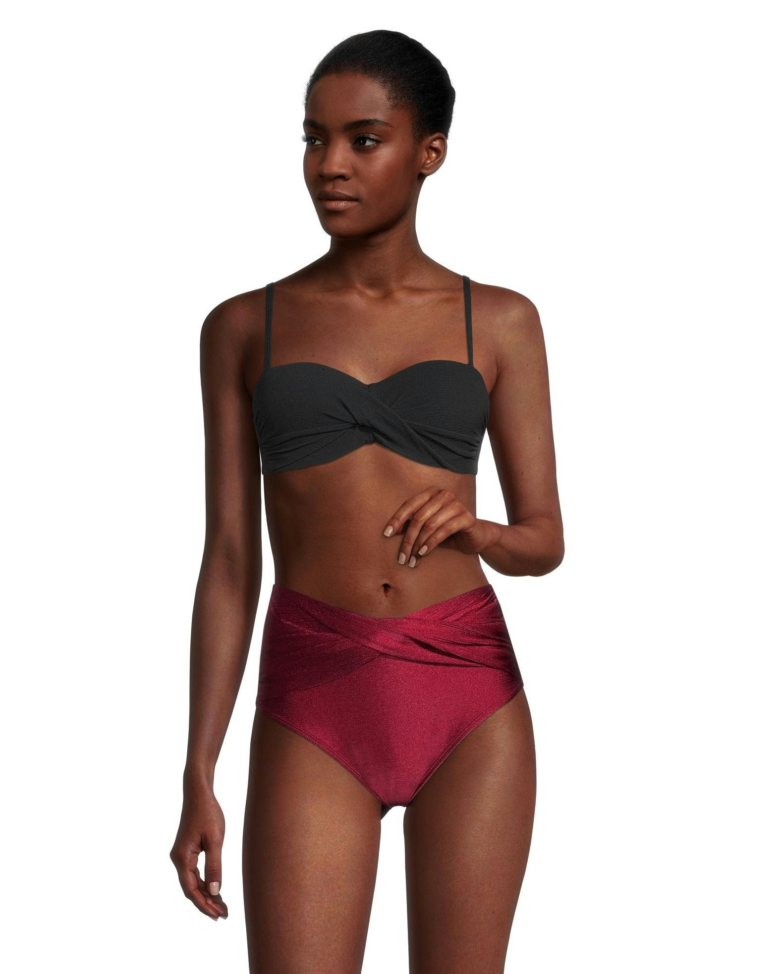 Women's Shimmer Twist Swim Bottoms