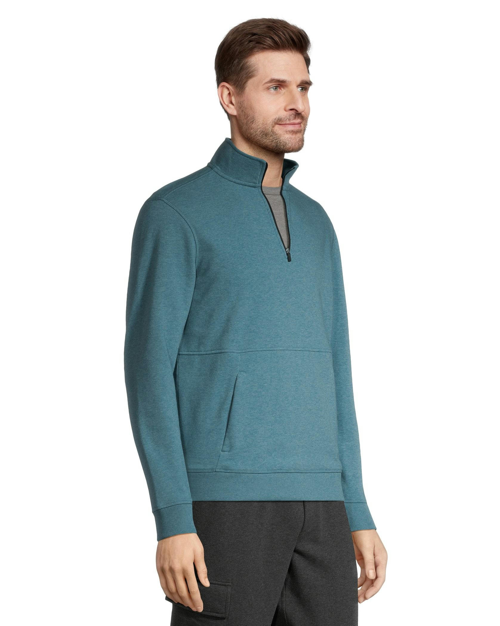 Matrix Men's Stretch Terry Quarter Zip Fleece Pullover