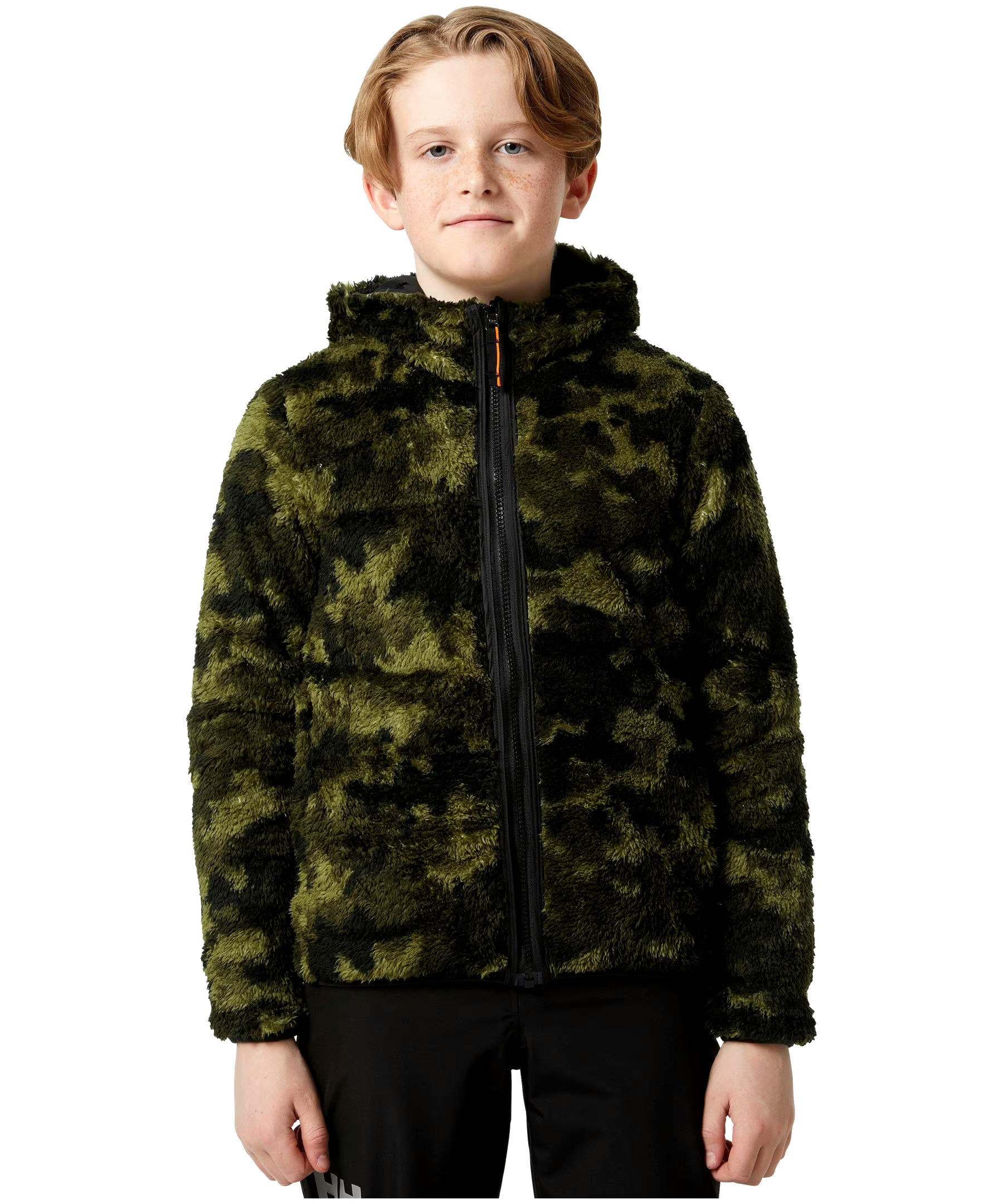 Helly Hansen Boys' Champ Reversible Winter Jacket, Kids', Ski, Fleece, Hooded, Packable