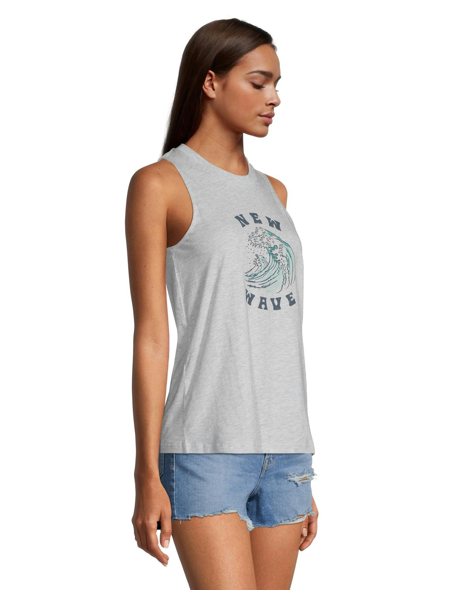 FarWest Women's Graphic Crewneck Tank