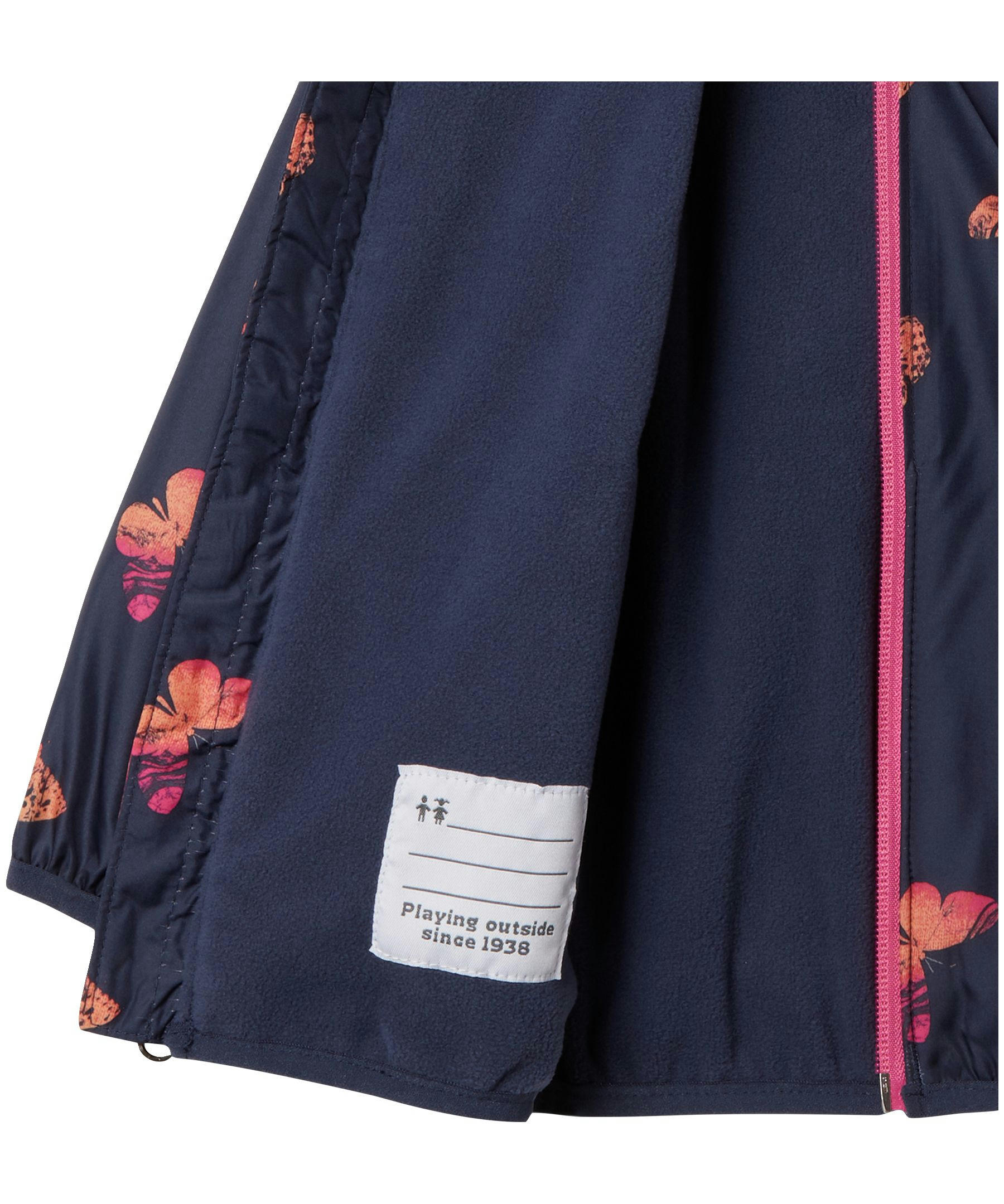 Columbia Toddler Girls' Mini Pixel Grabber II Water Resistant Reversible Jacket