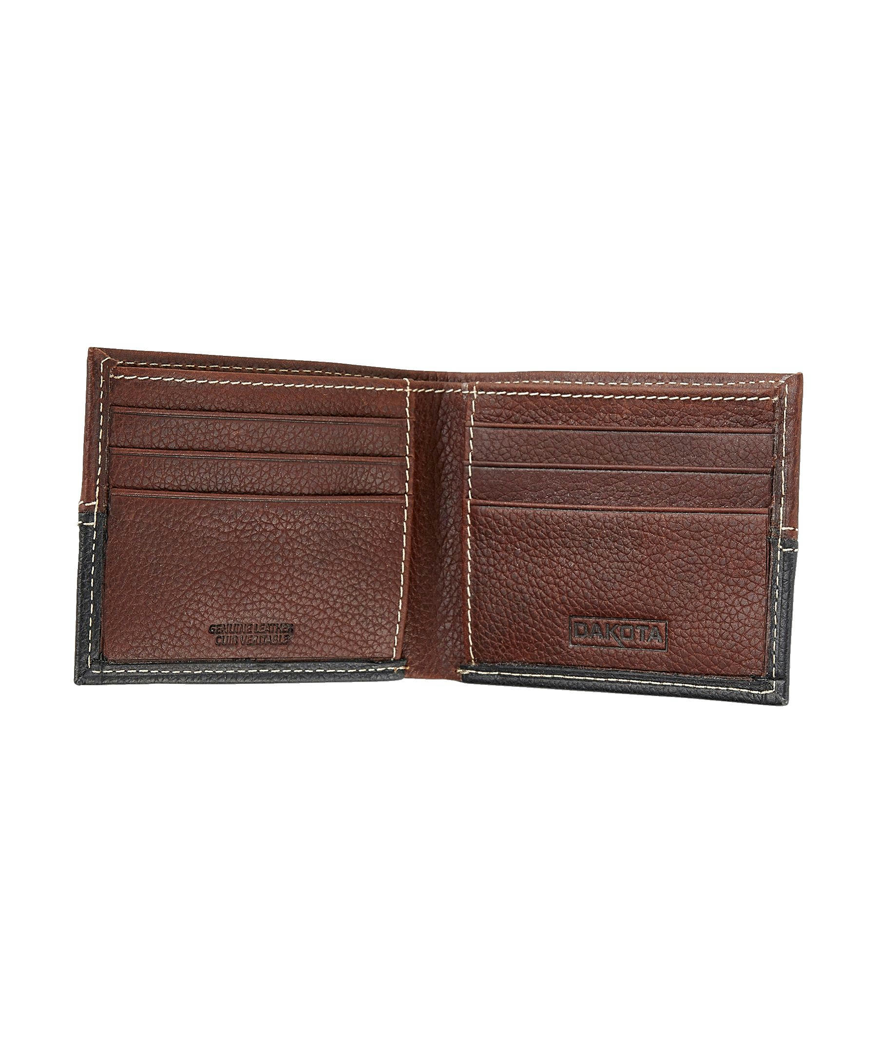 Dakota Cole Harbour Slim Bi-Fold Leather Wallet