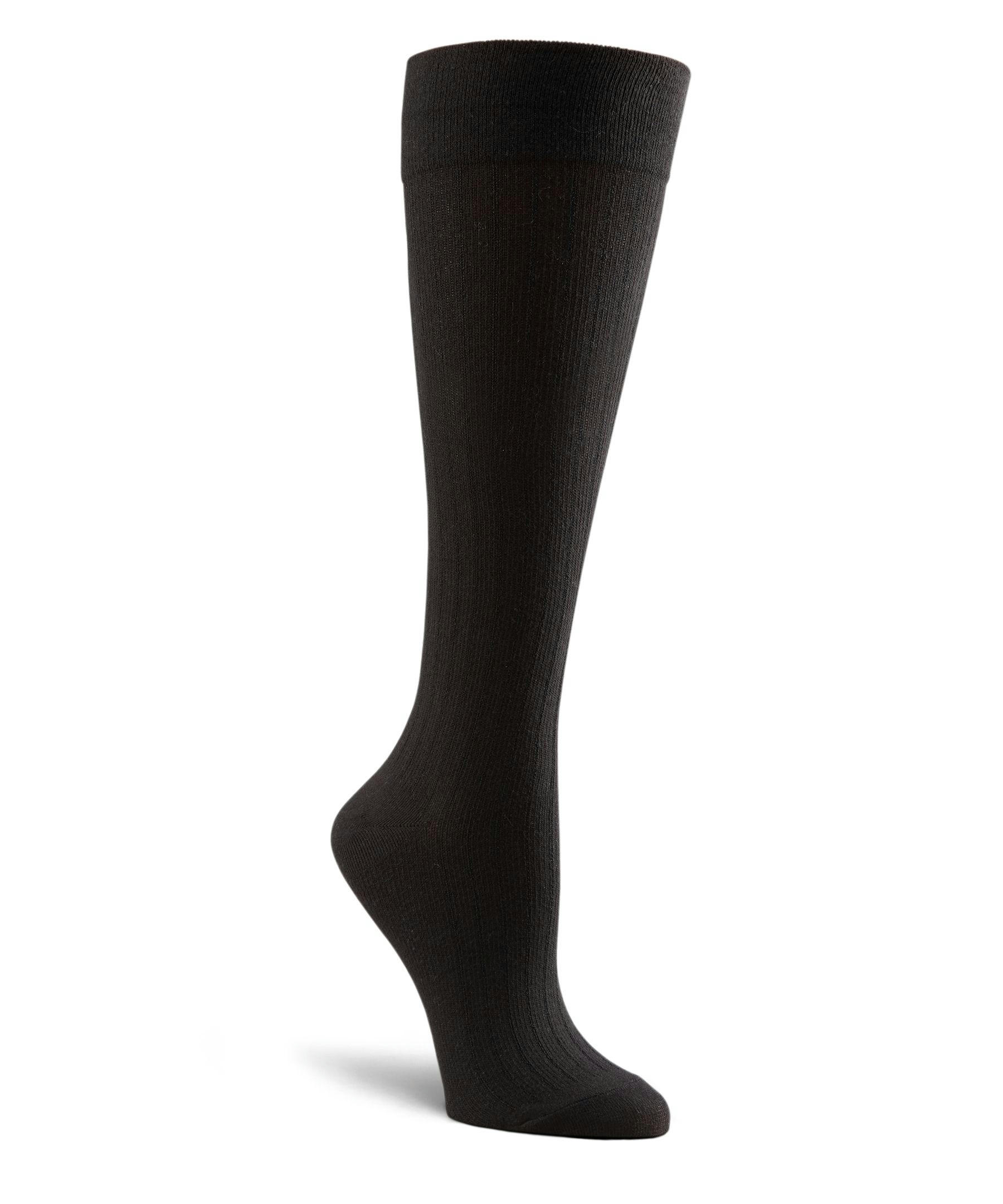 Wel-Max Men's Bioceramic Low Compression Ribbed Casual Socks